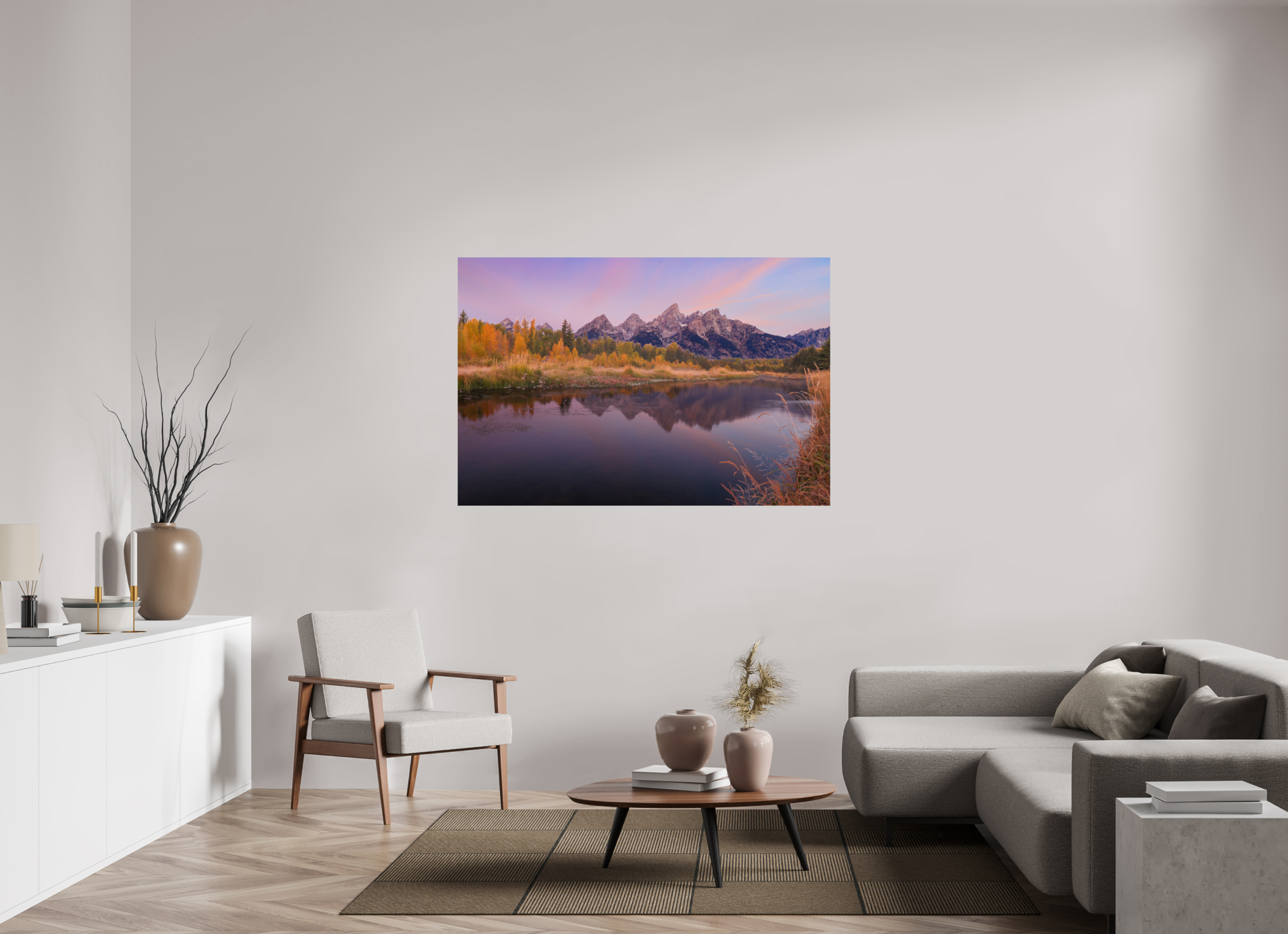 60 x 40″, Fine Art prints TETON SUNRISE