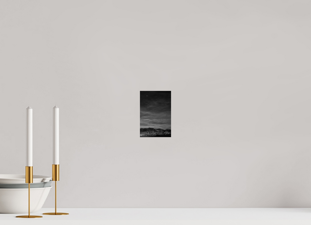 4 x 6″, Fine Art prints Moon and Mountains, White Mountains
