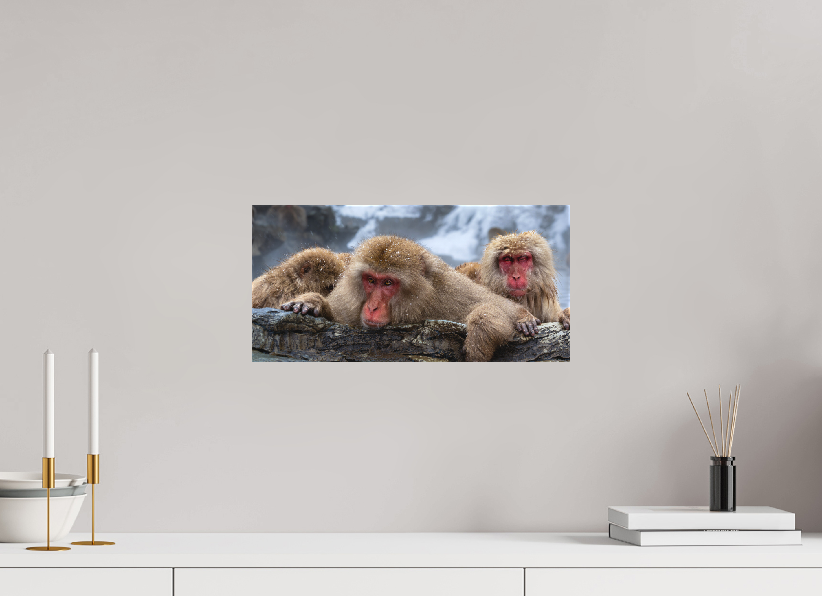 16.6 x 8″, Canvas The Huddle