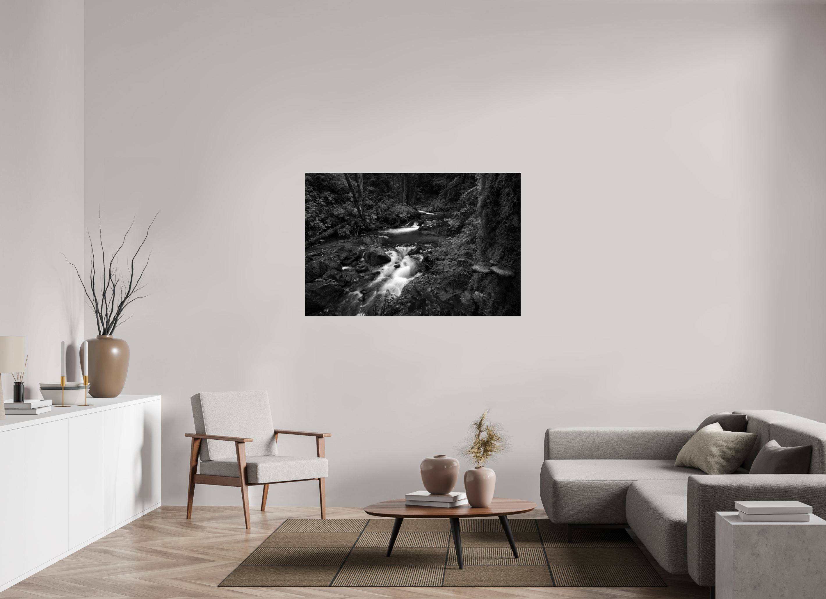 54 x 36″, acrylic Forest Falls