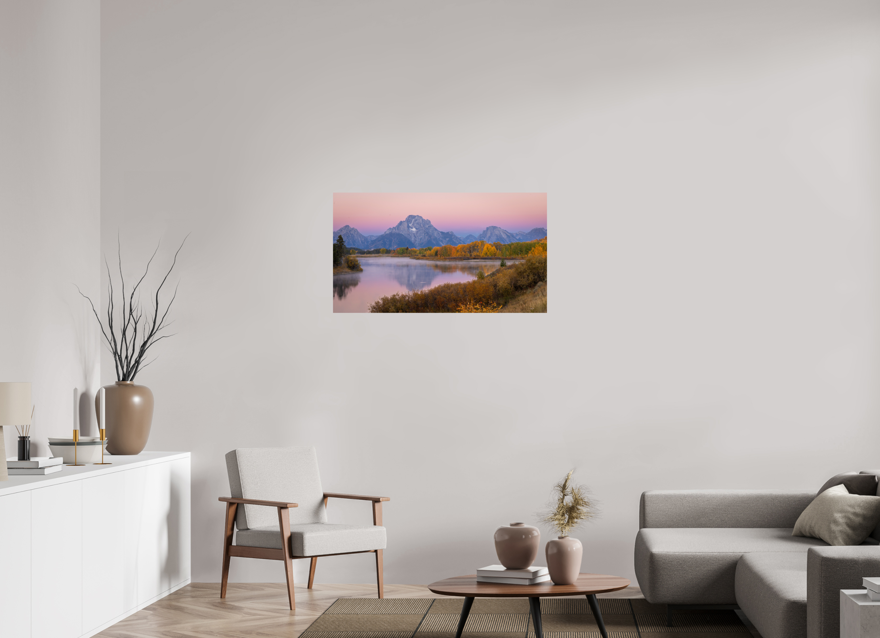 40 x 22.5″, Fine Art prints TETON REFLECTION