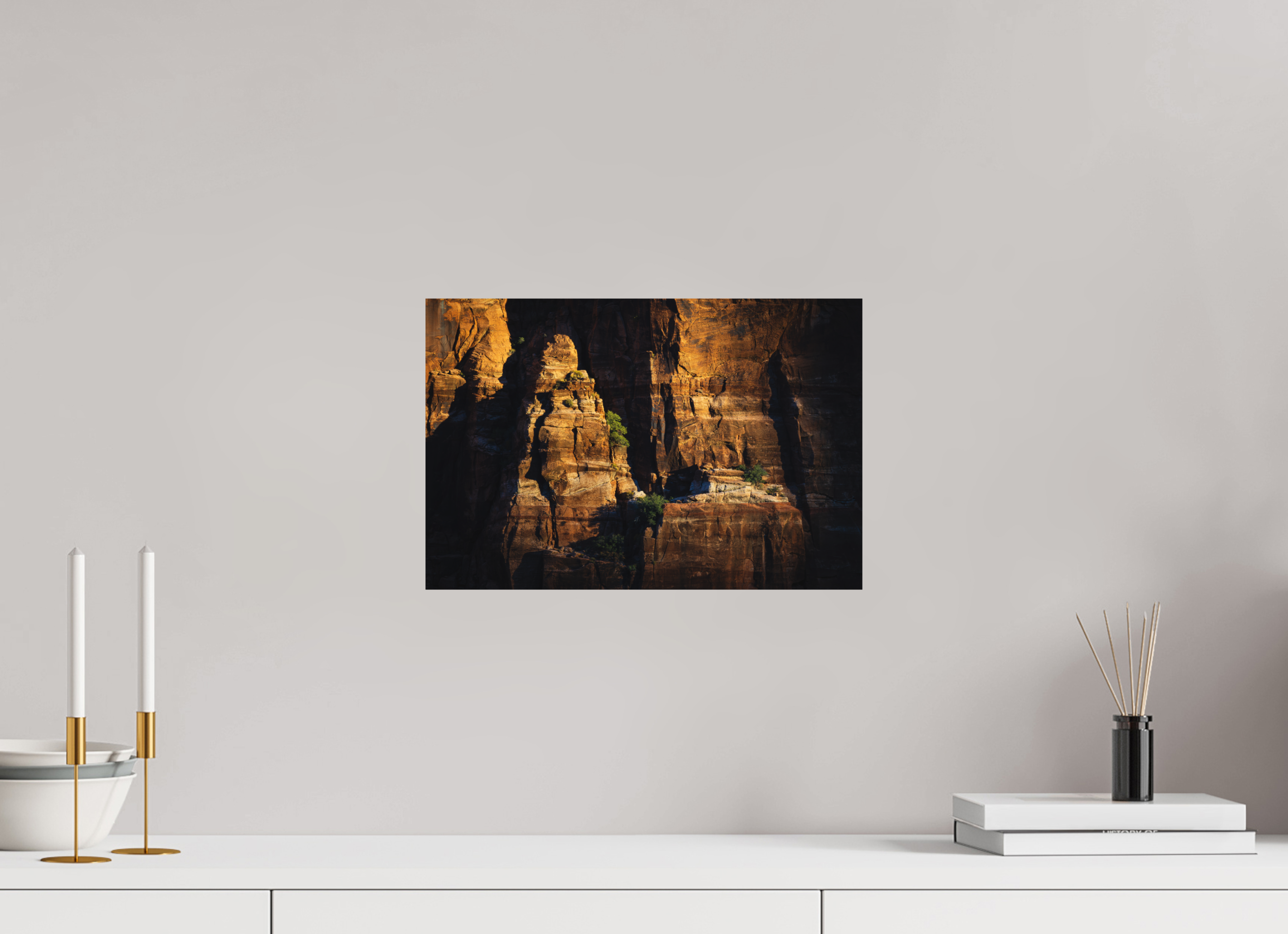15 x 10″, Metal Canyon Walls – Southwest Desert Fine Art Photography Print