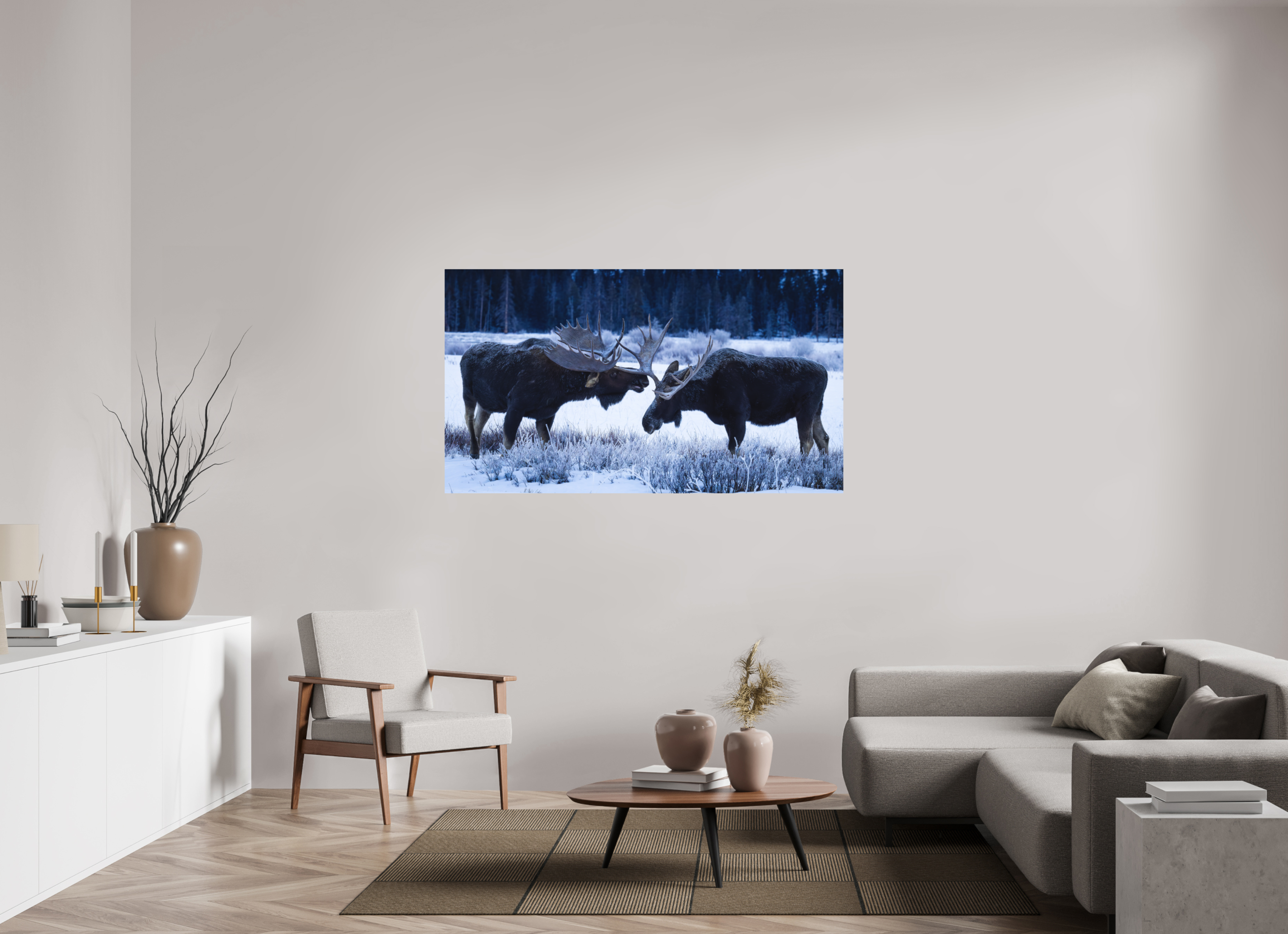 64 x 36″, Metal FROSTBOUND