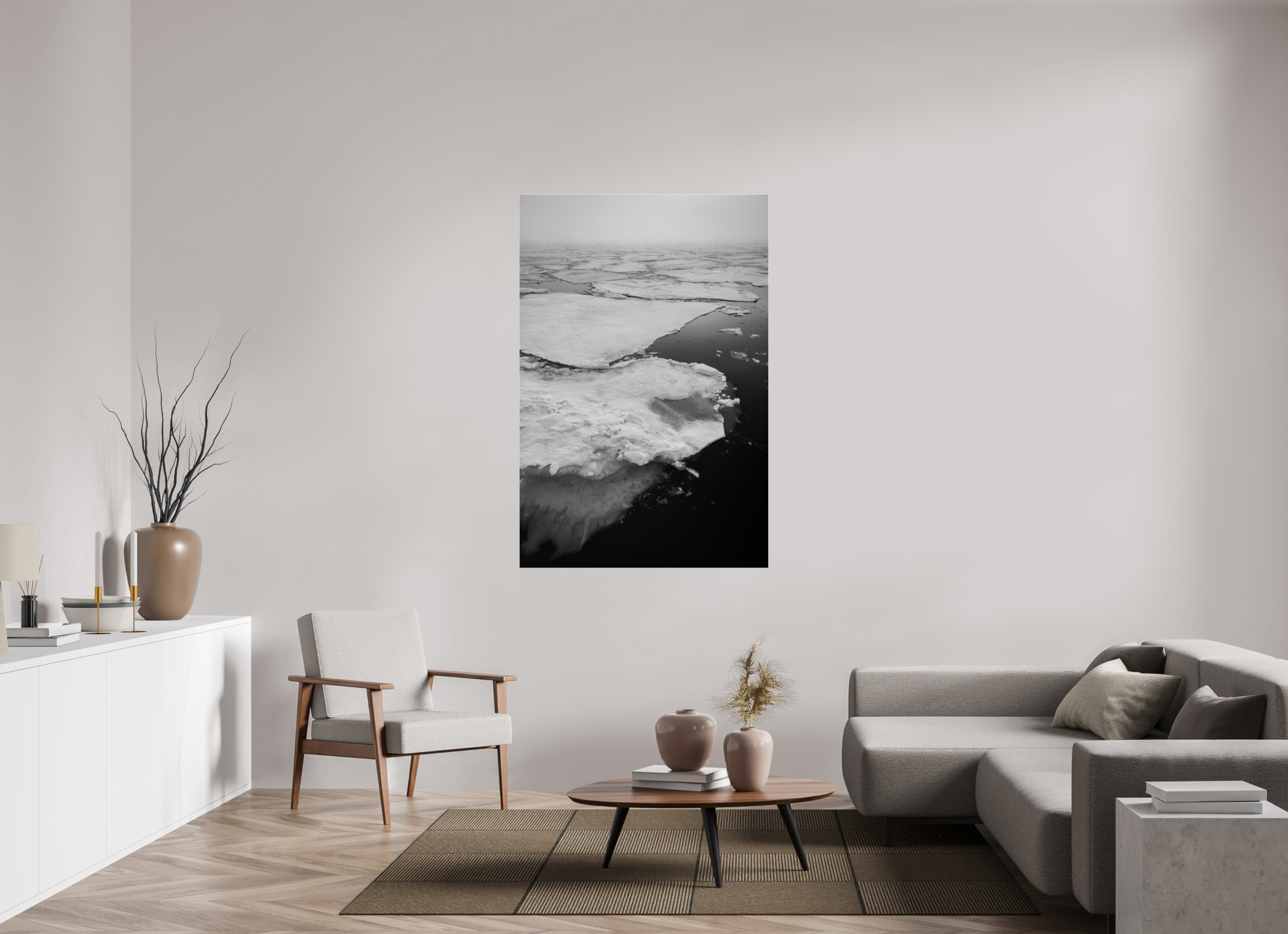 40 x 60″, acrylic ARCTIC DRIFT