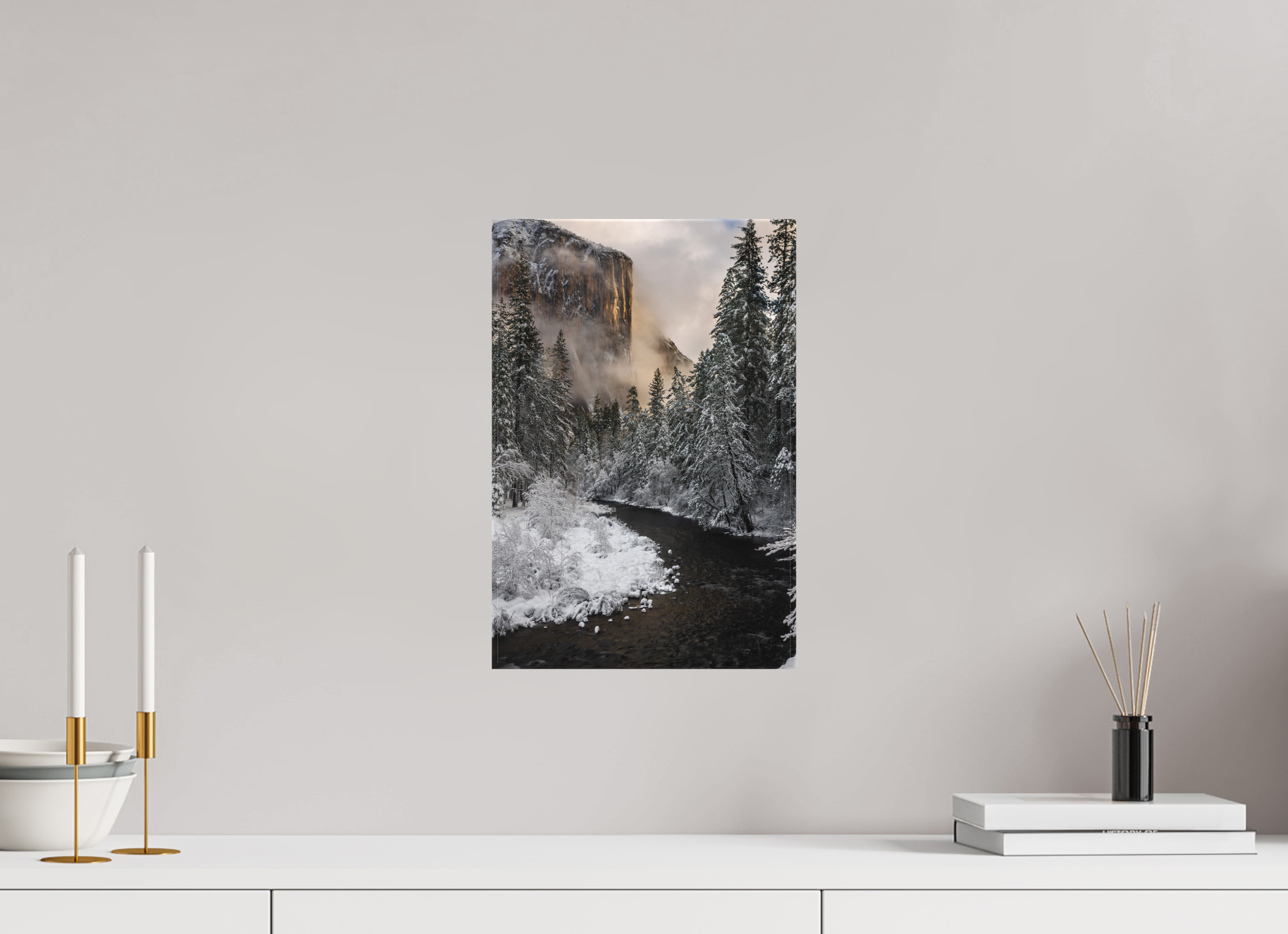 10 x 15″, Canvas El Capitan and the Merced, After the Storm