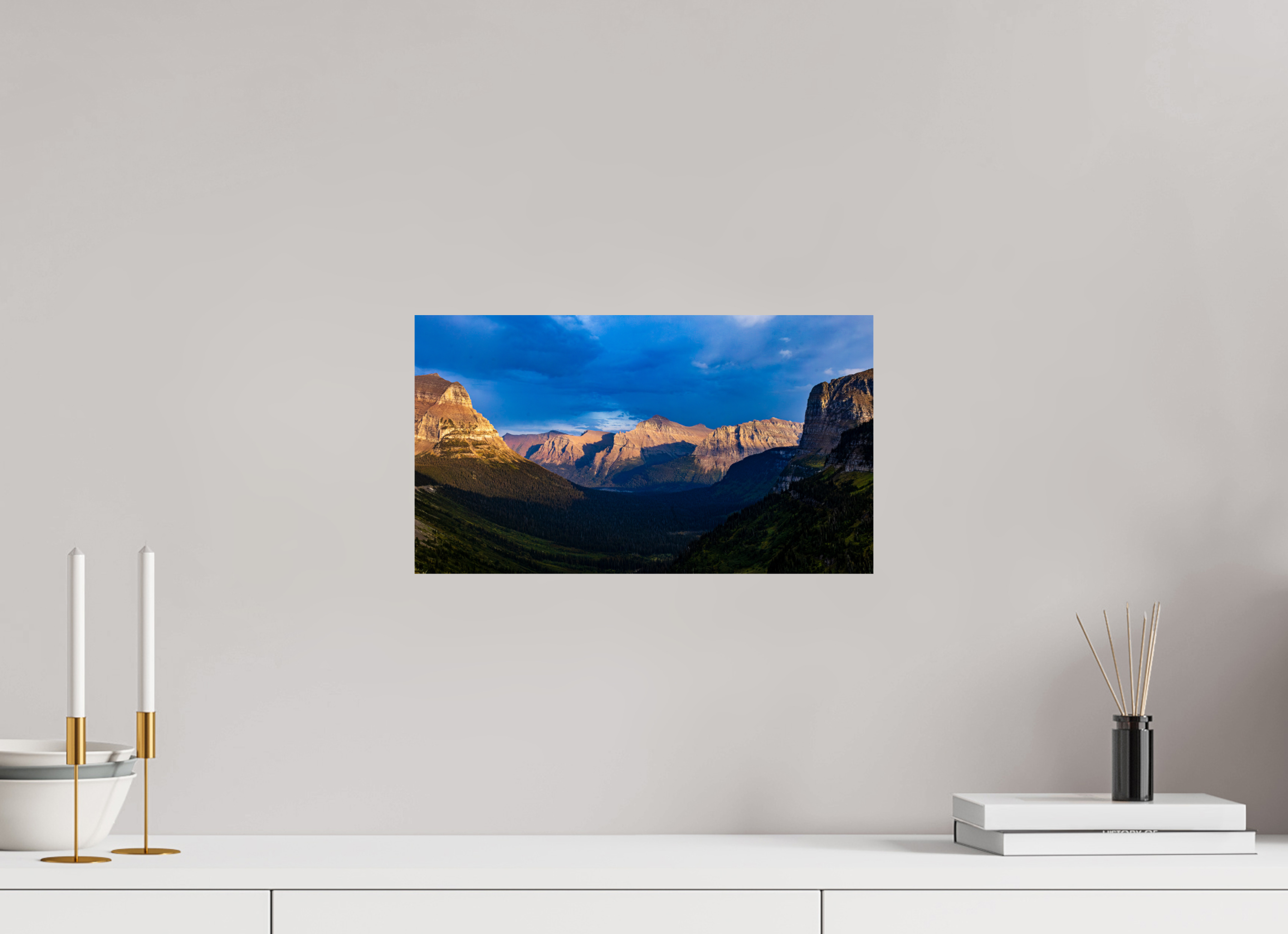 16 x 9″, Fine Art prints Autumn in Glacier