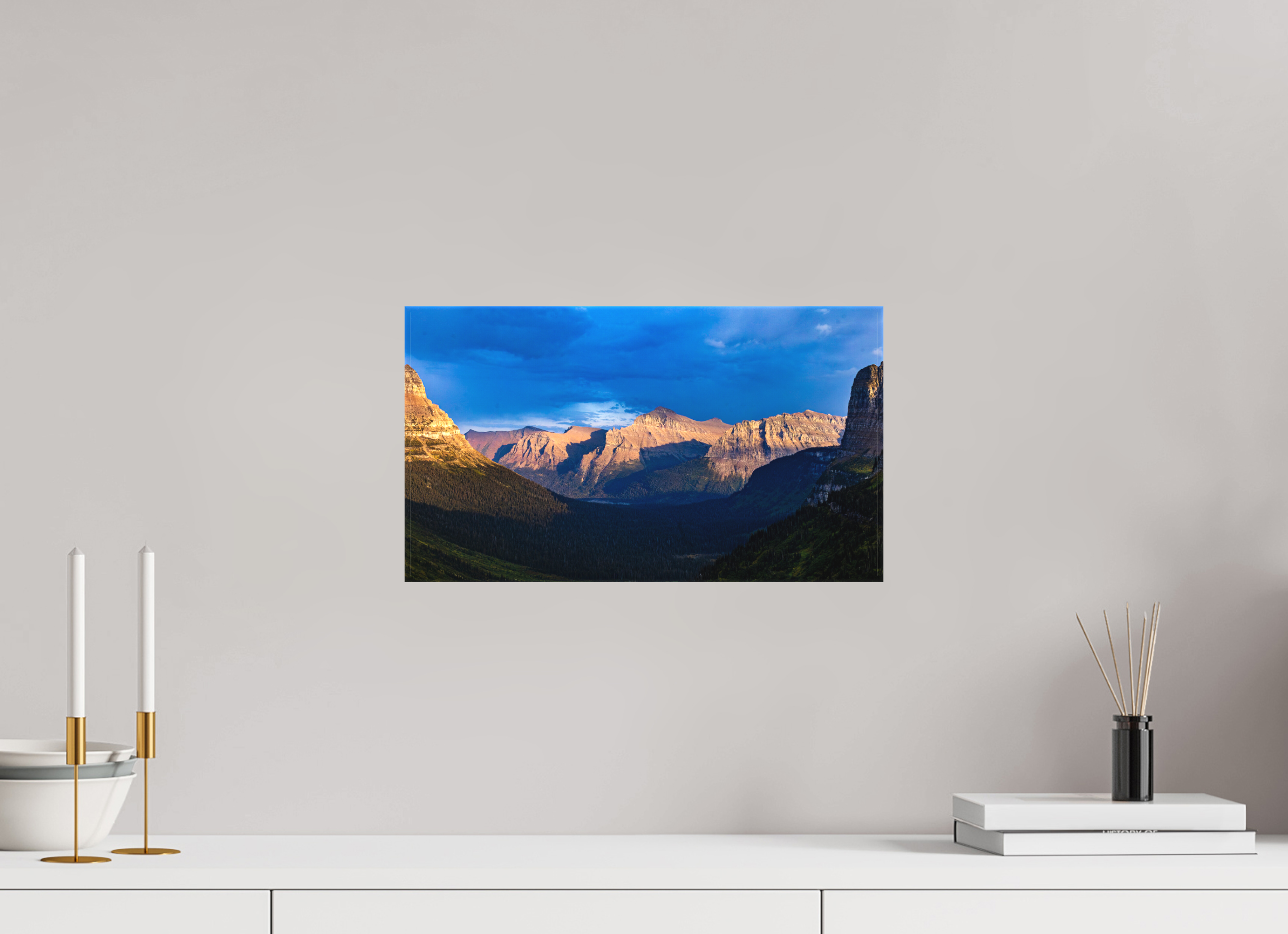 16 x 9″, Canvas Autumn in Glacier