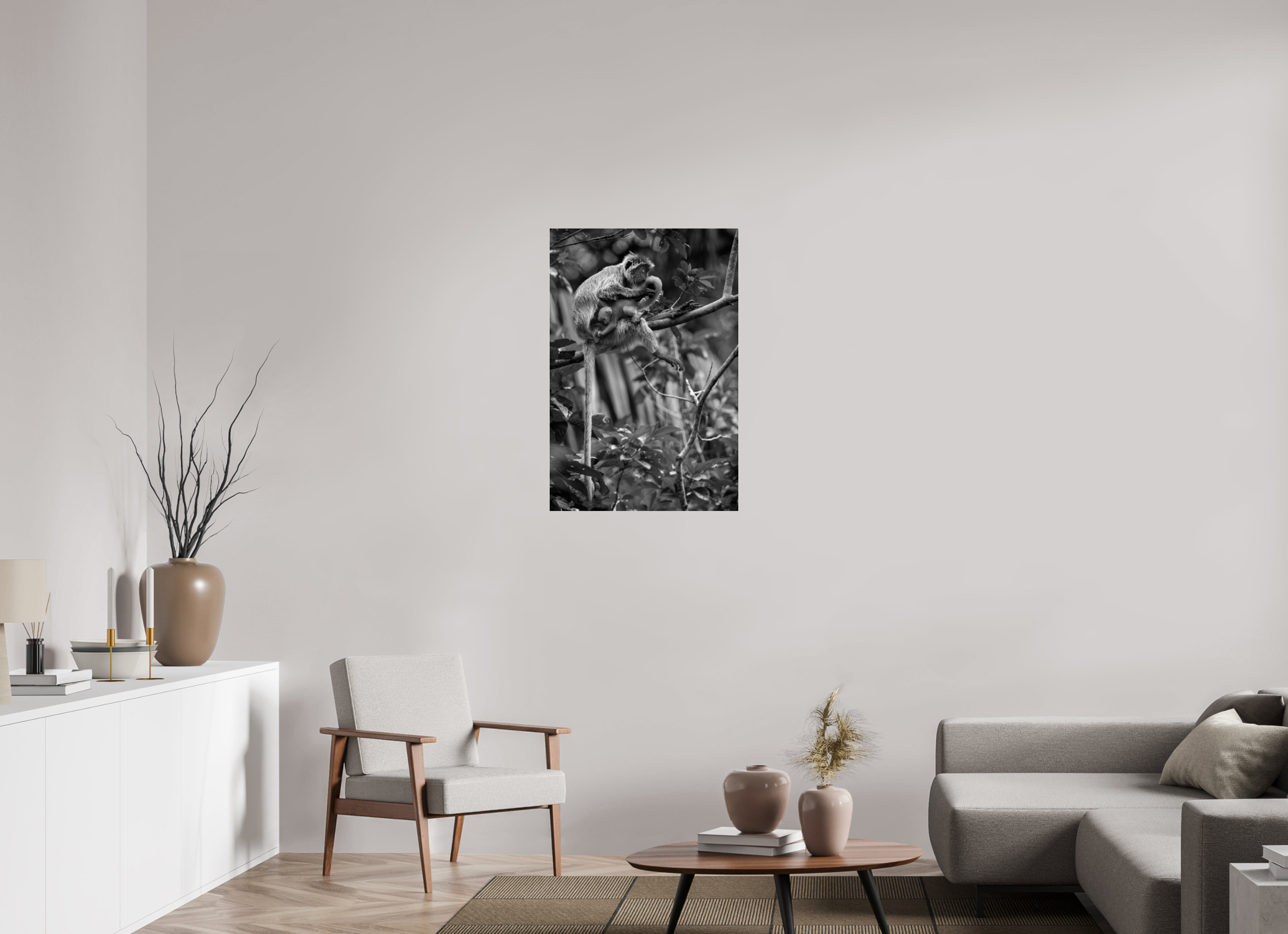 24 x 36″, acrylic treetop watch
