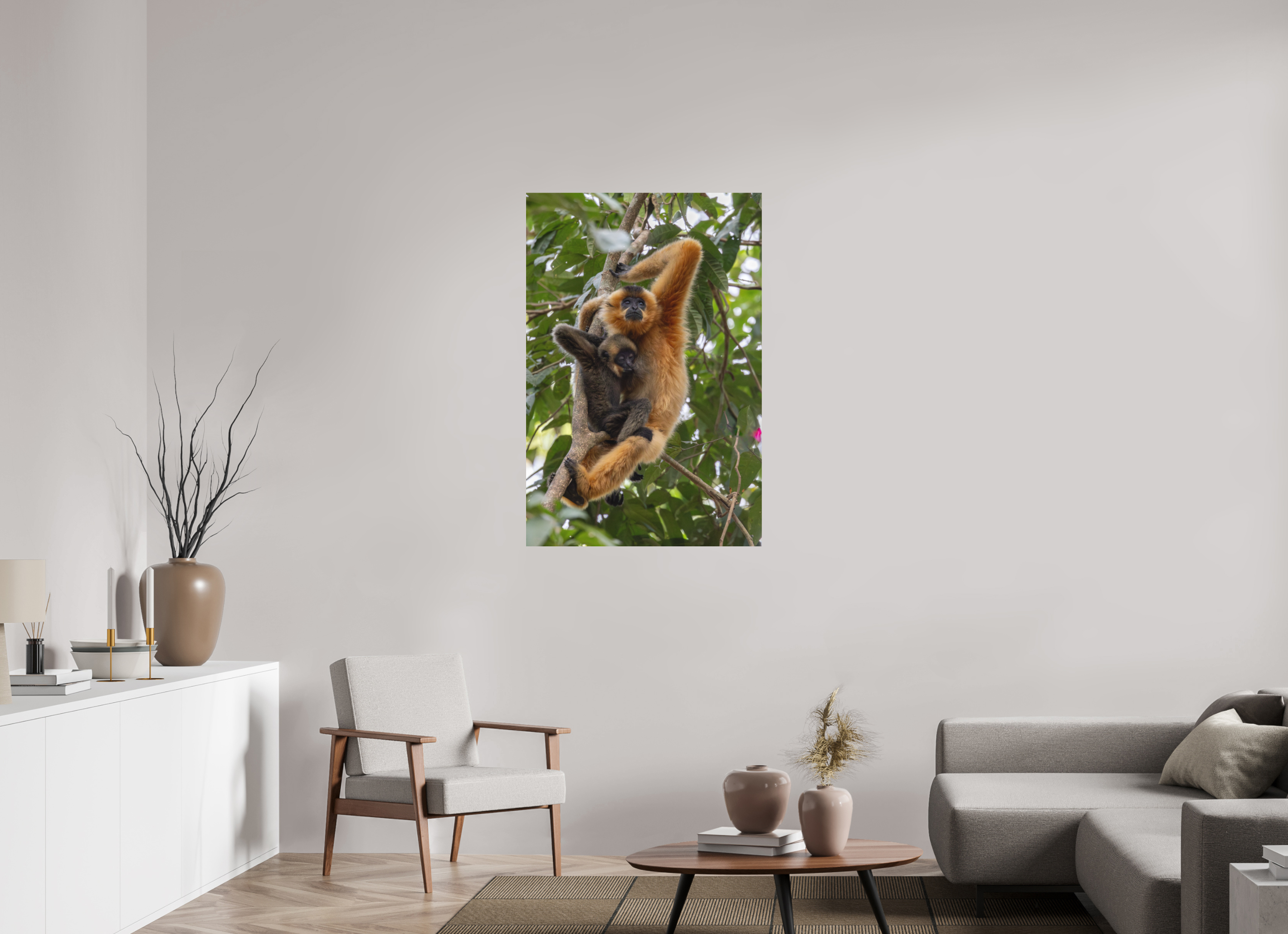 30 x 45″, Metal Holding On