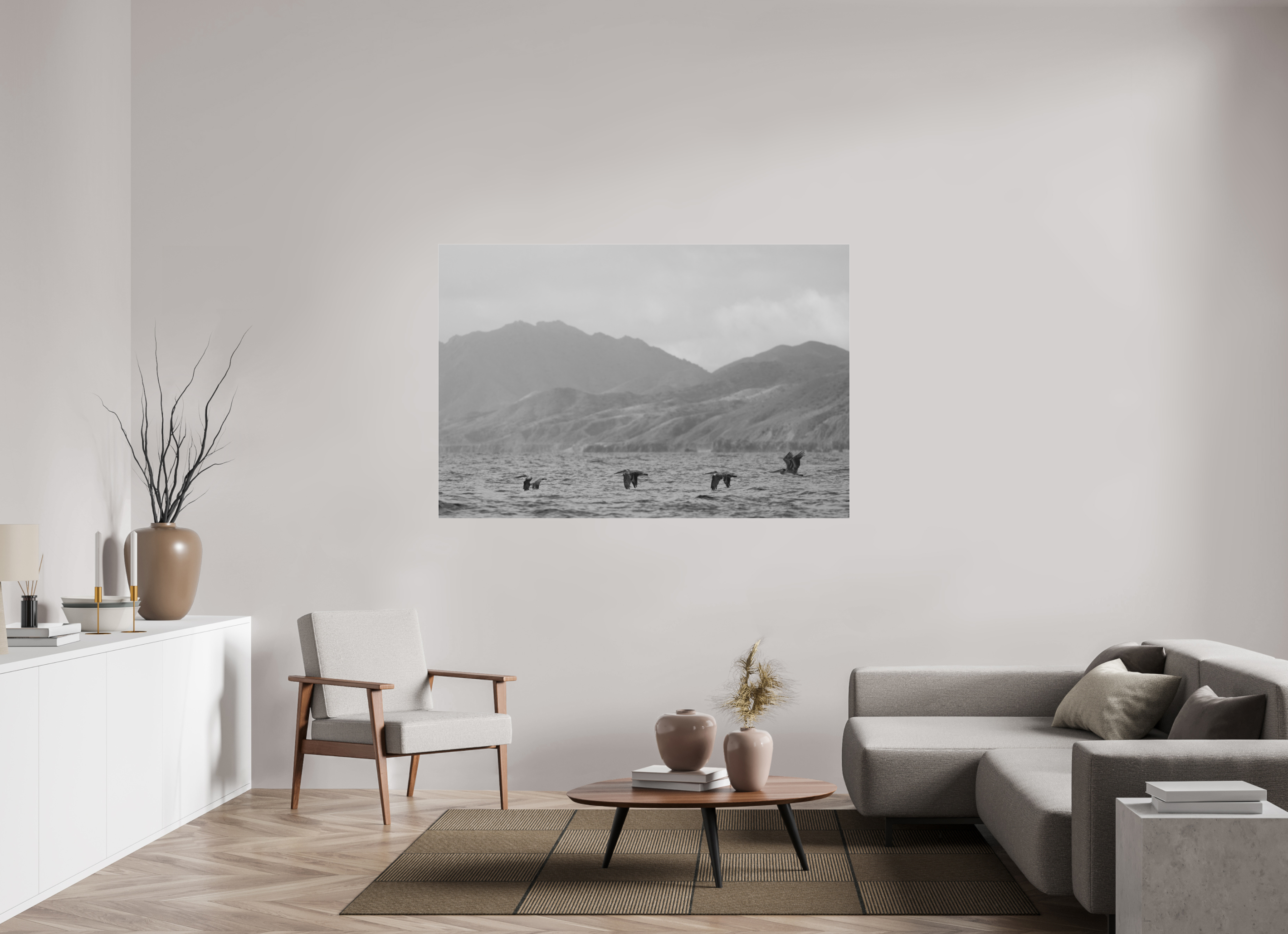 66 x 44″, acrylic Morning Flight