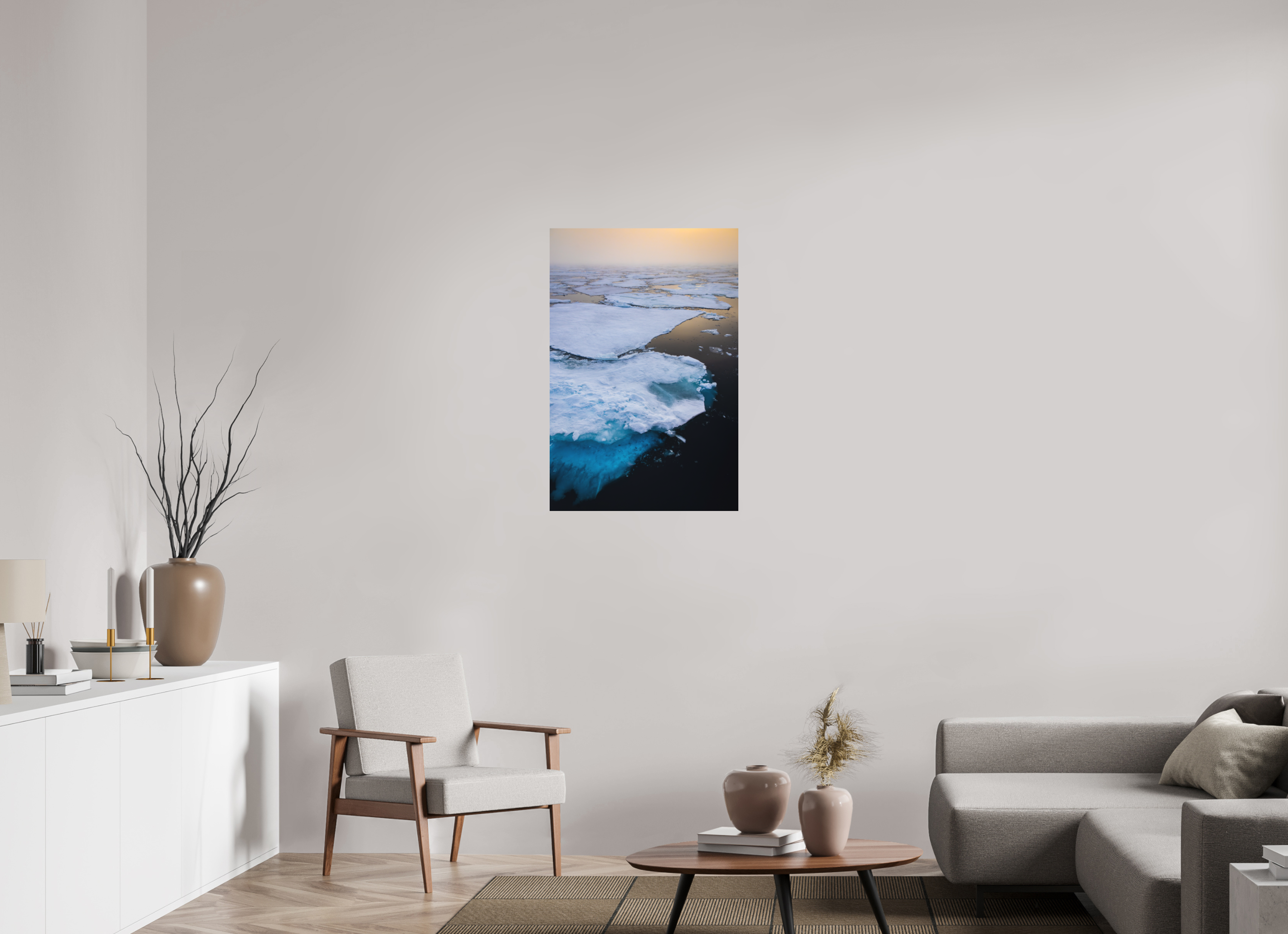 24 x 36″, Metal ARCTIC DRIFT