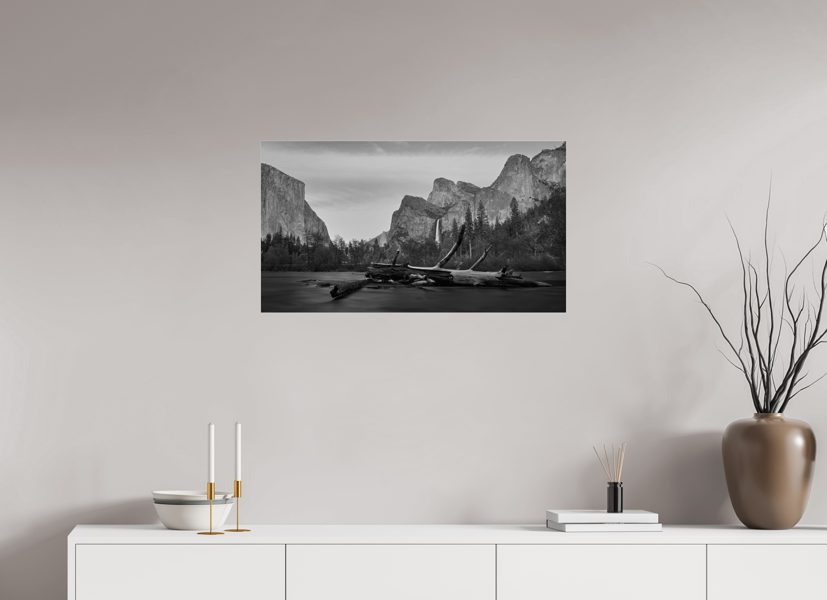 32 x 18″, acrylic Spring In the Valley