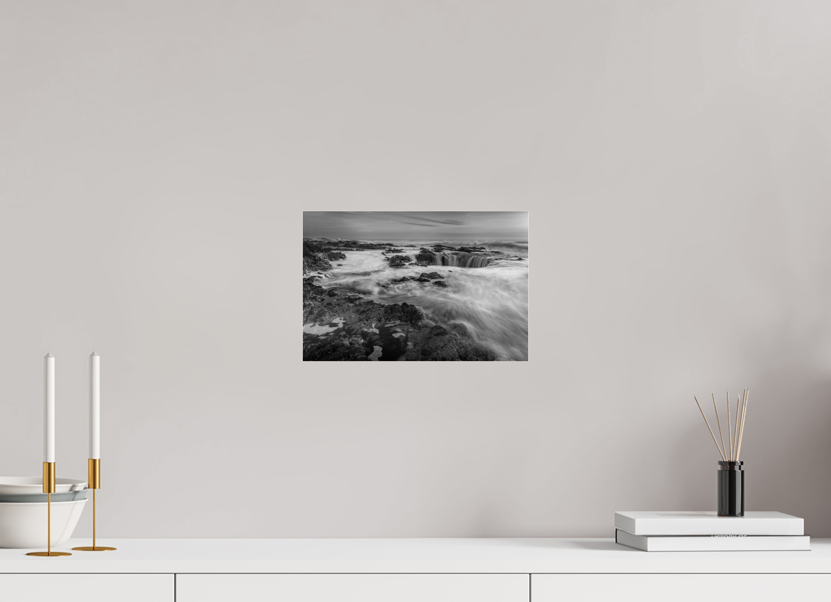 12 x 8″, acrylic Thor's Well