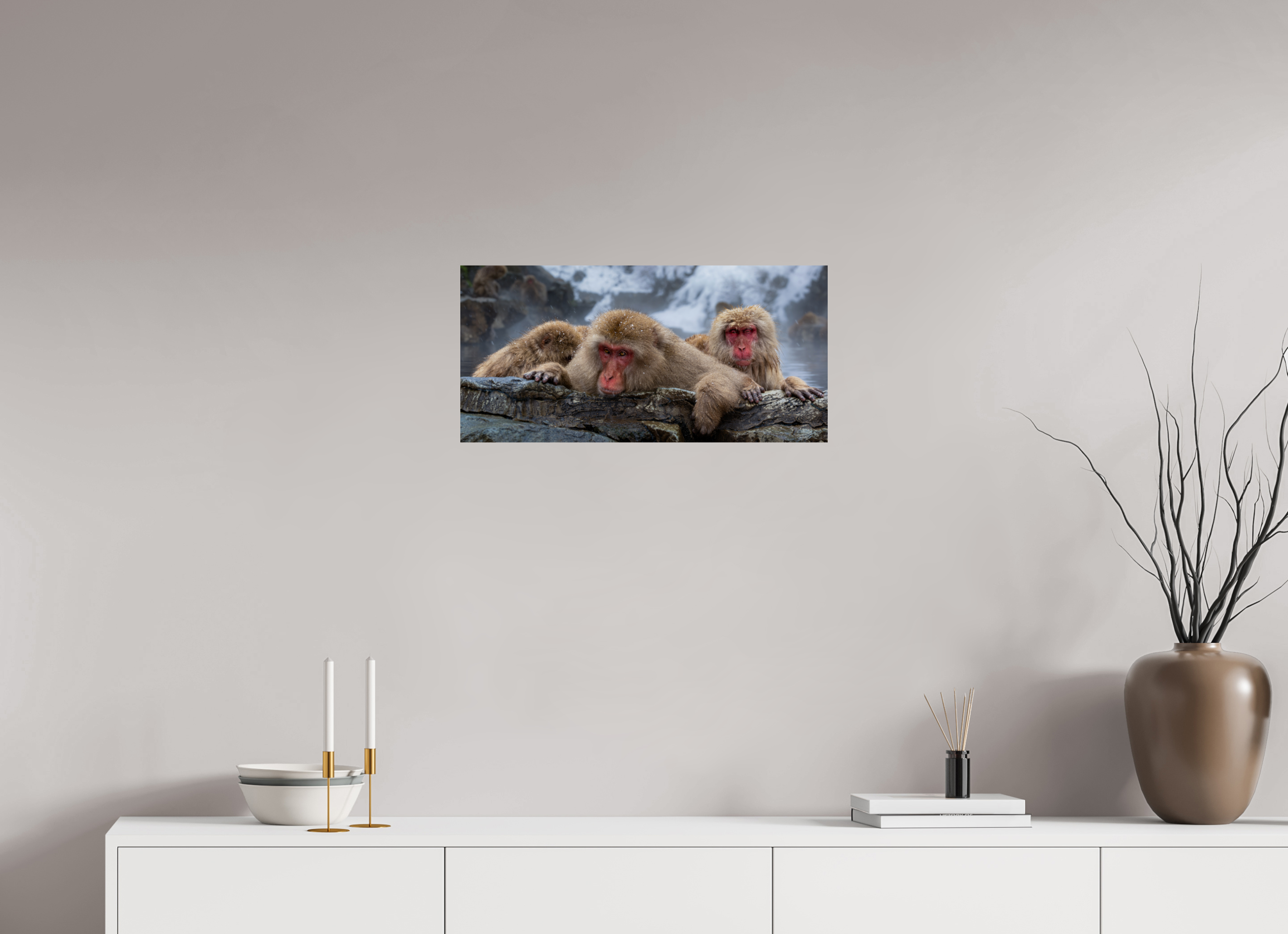 24.9 x 12″, Fine Art prints The Huddle