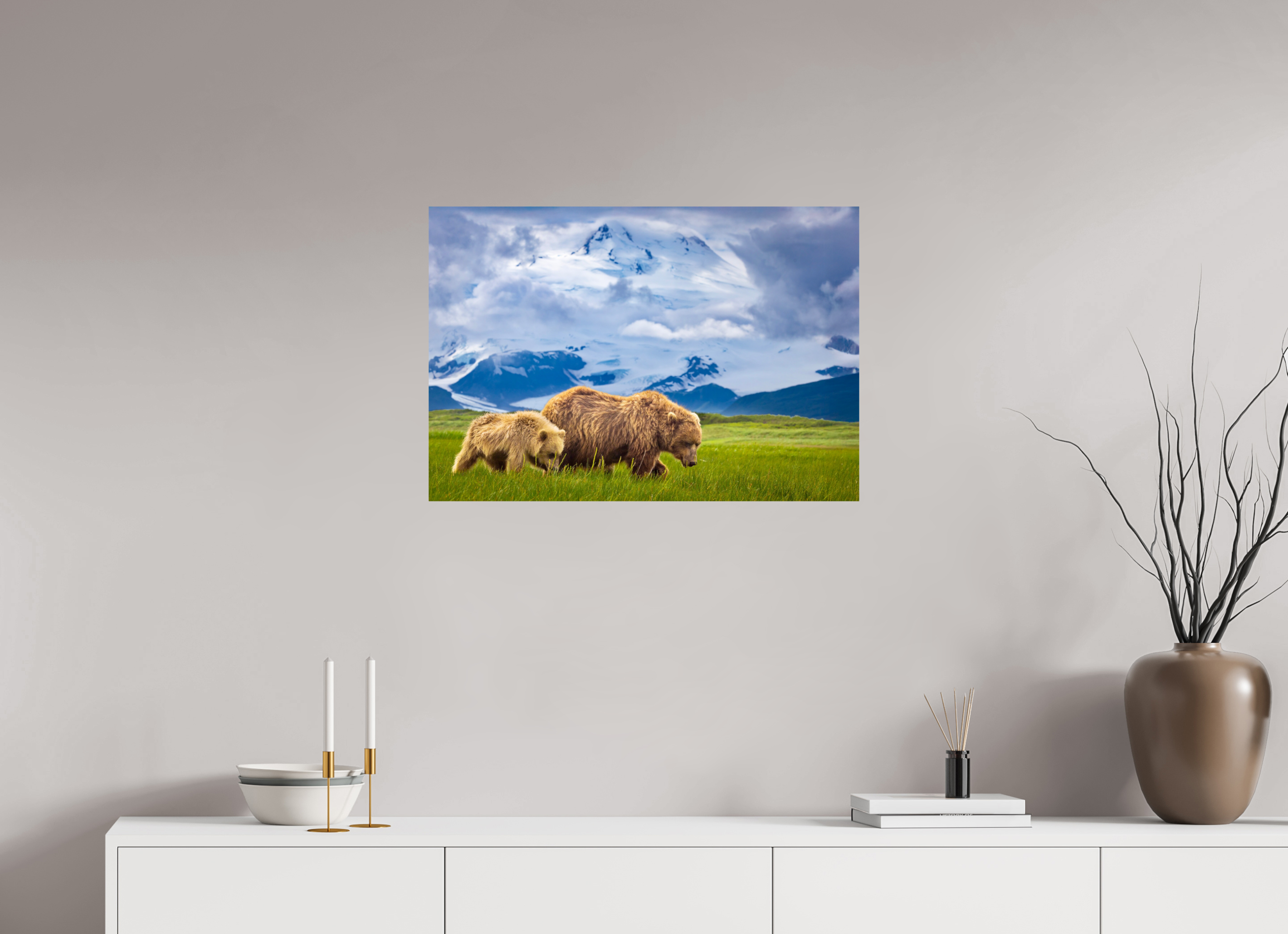 29.2 x 20″, Fine Art prints Coastal Bears