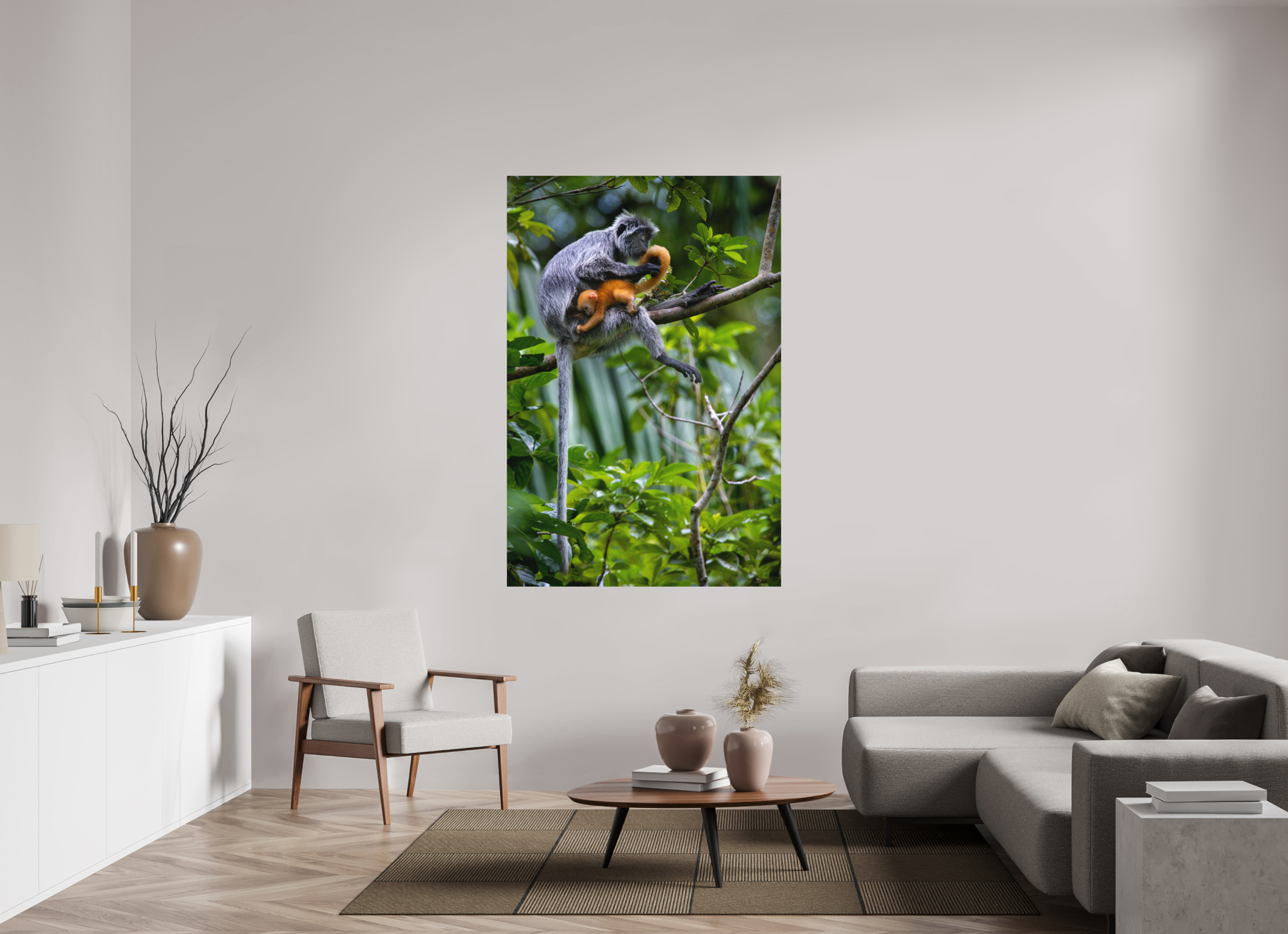 44 x 66″, Metal treetop watch