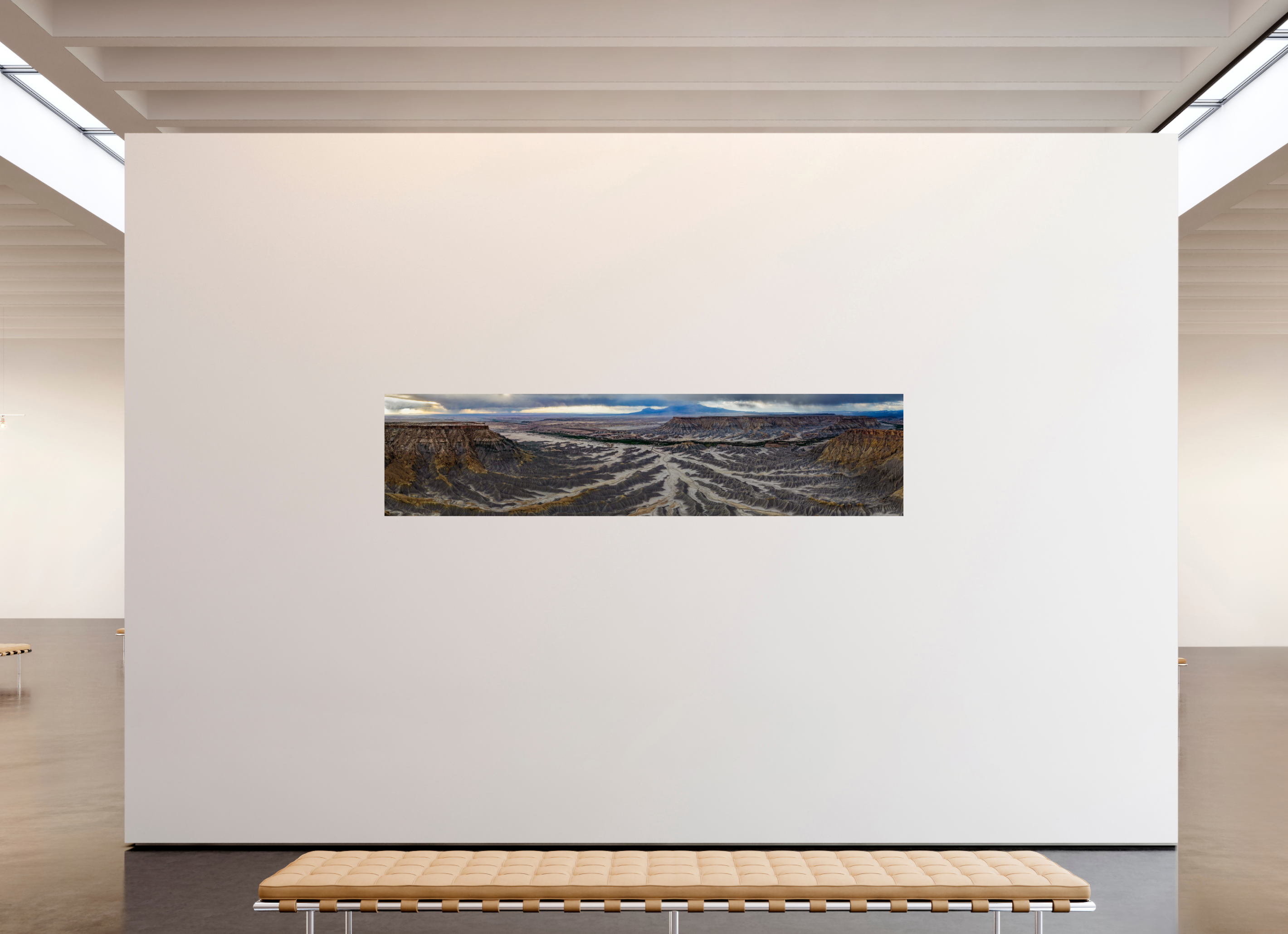 102 x 24″, Fine Art prints AERIAL BADLANDS