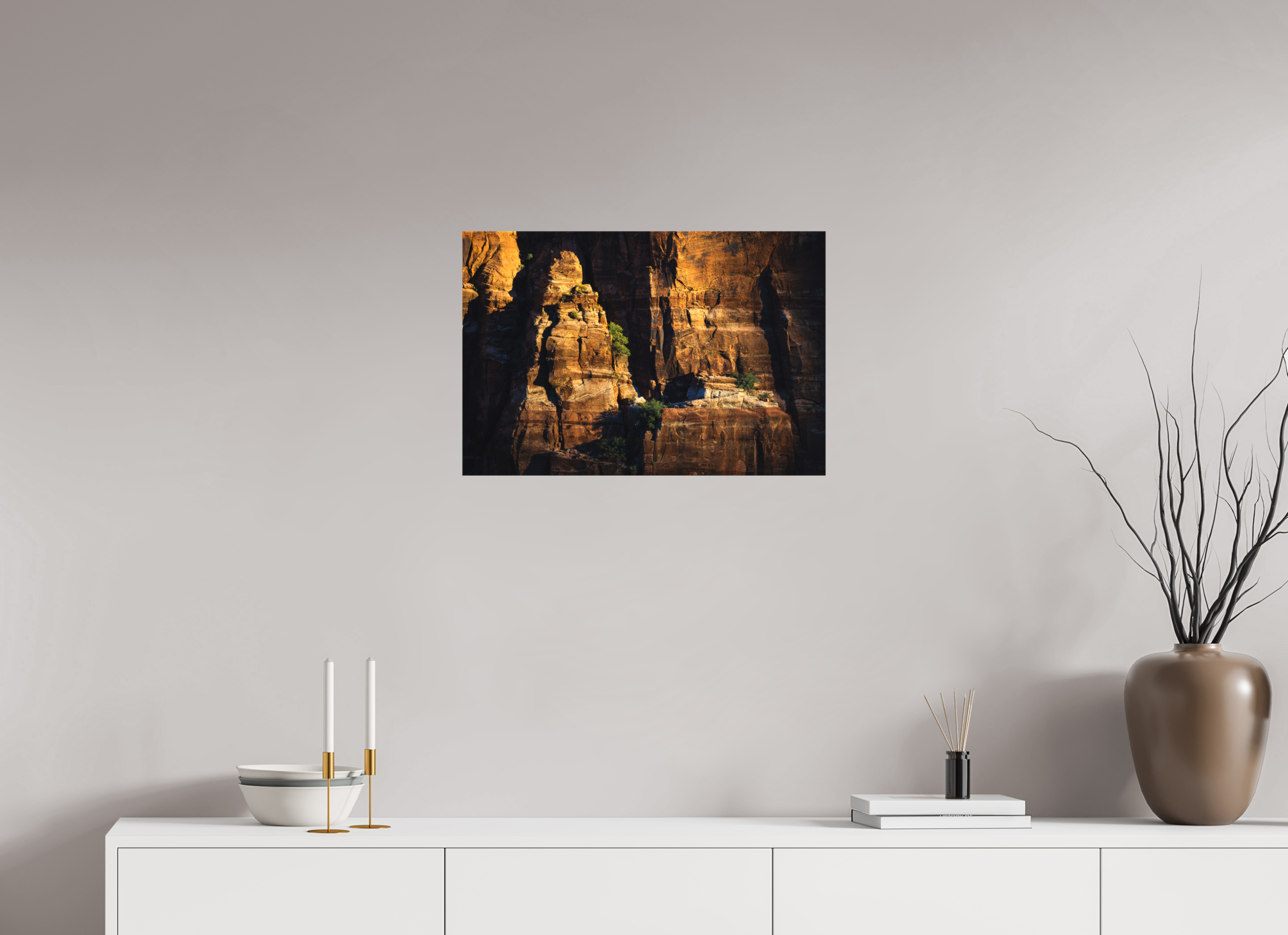 24 x 16″, Canvas Canyon Walls – Southwest Desert Fine Art Photography Print