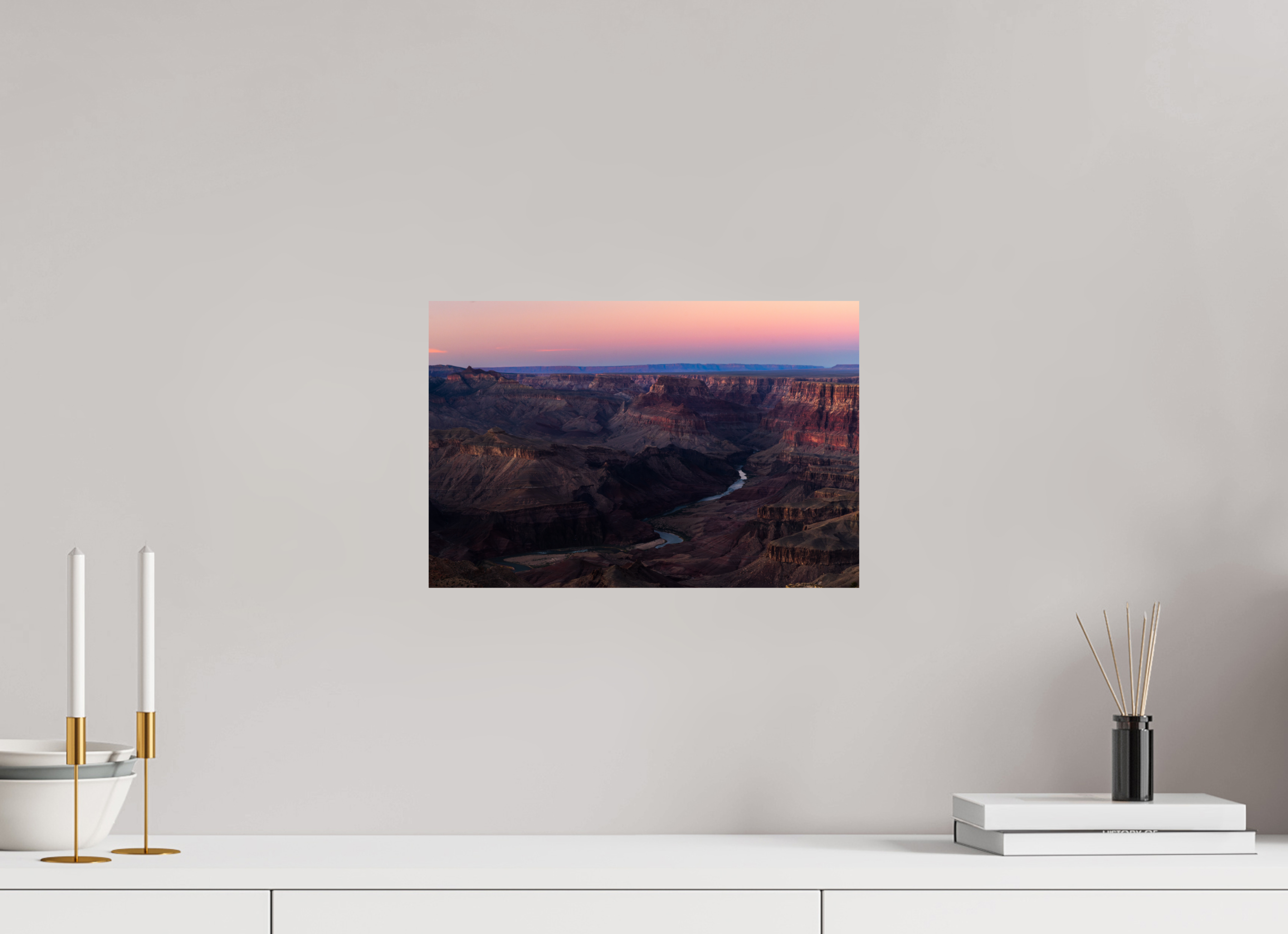 15 x 10″, Fine Art prints Grand Canyon River View – Layered Rock Formations Fine Art Print