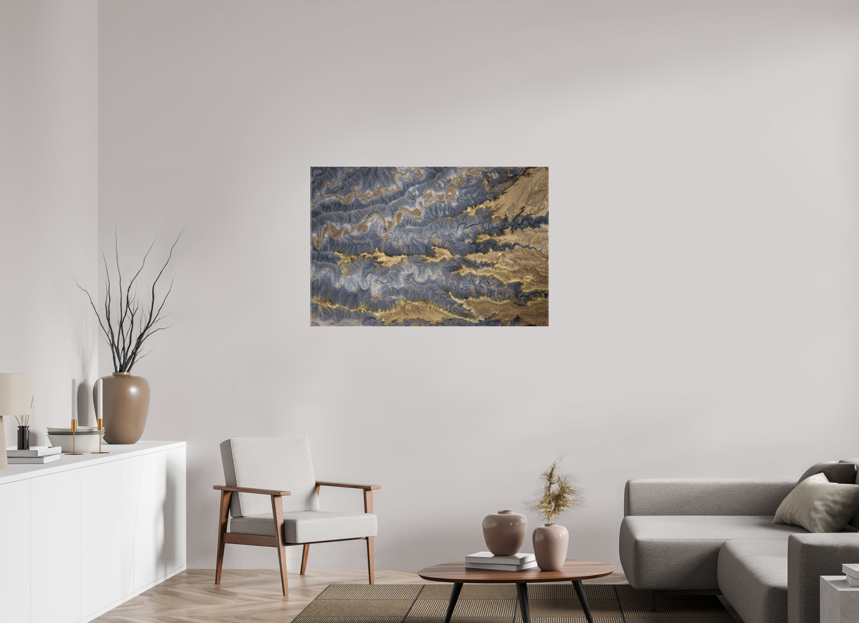 45 x 30″, Canvas ERODED EARTH