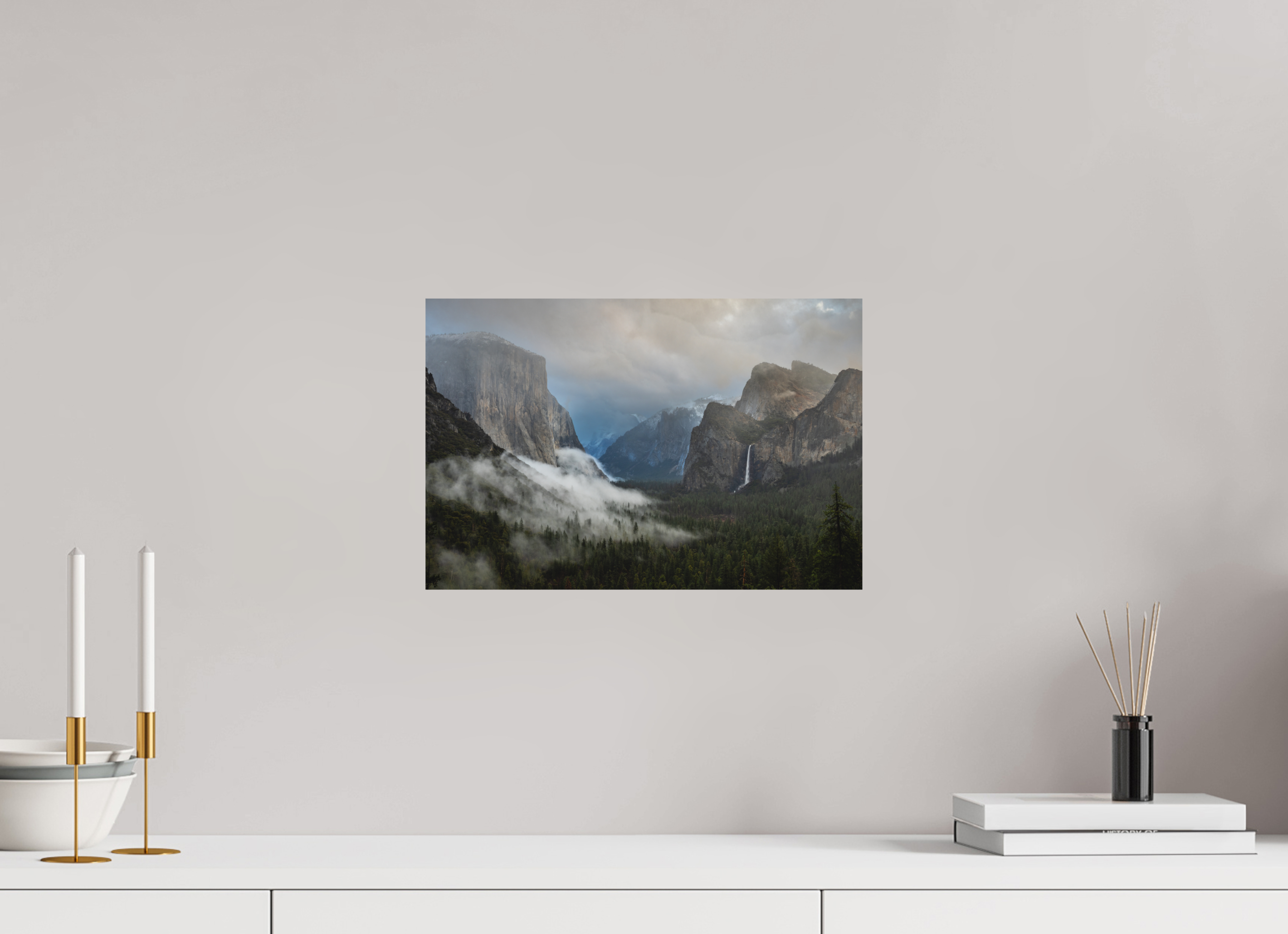 15 x 10″, Metal Morning Mist, Yosemite Valley
