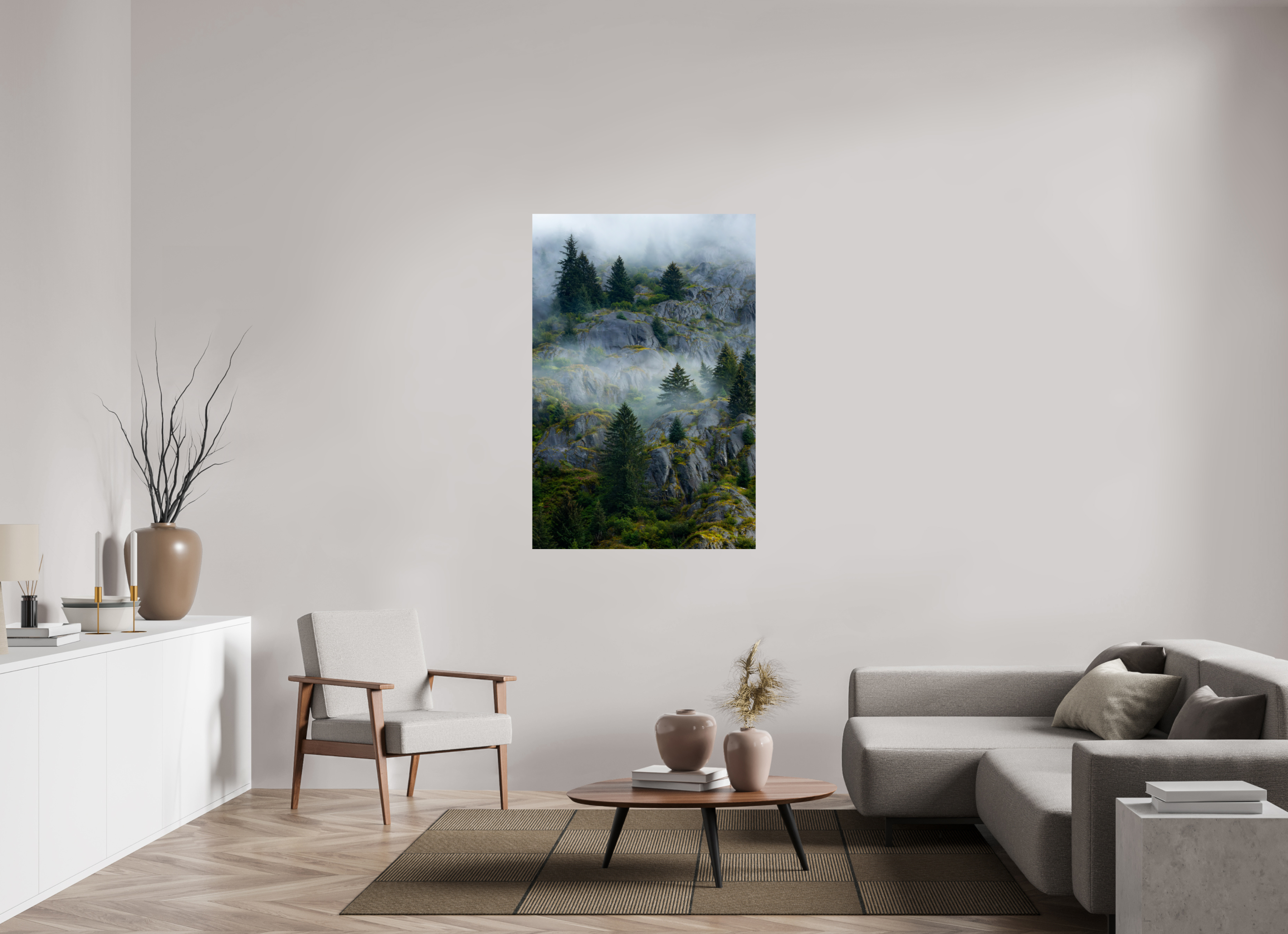 36 x 54″, Fine Art prints Cloud forest