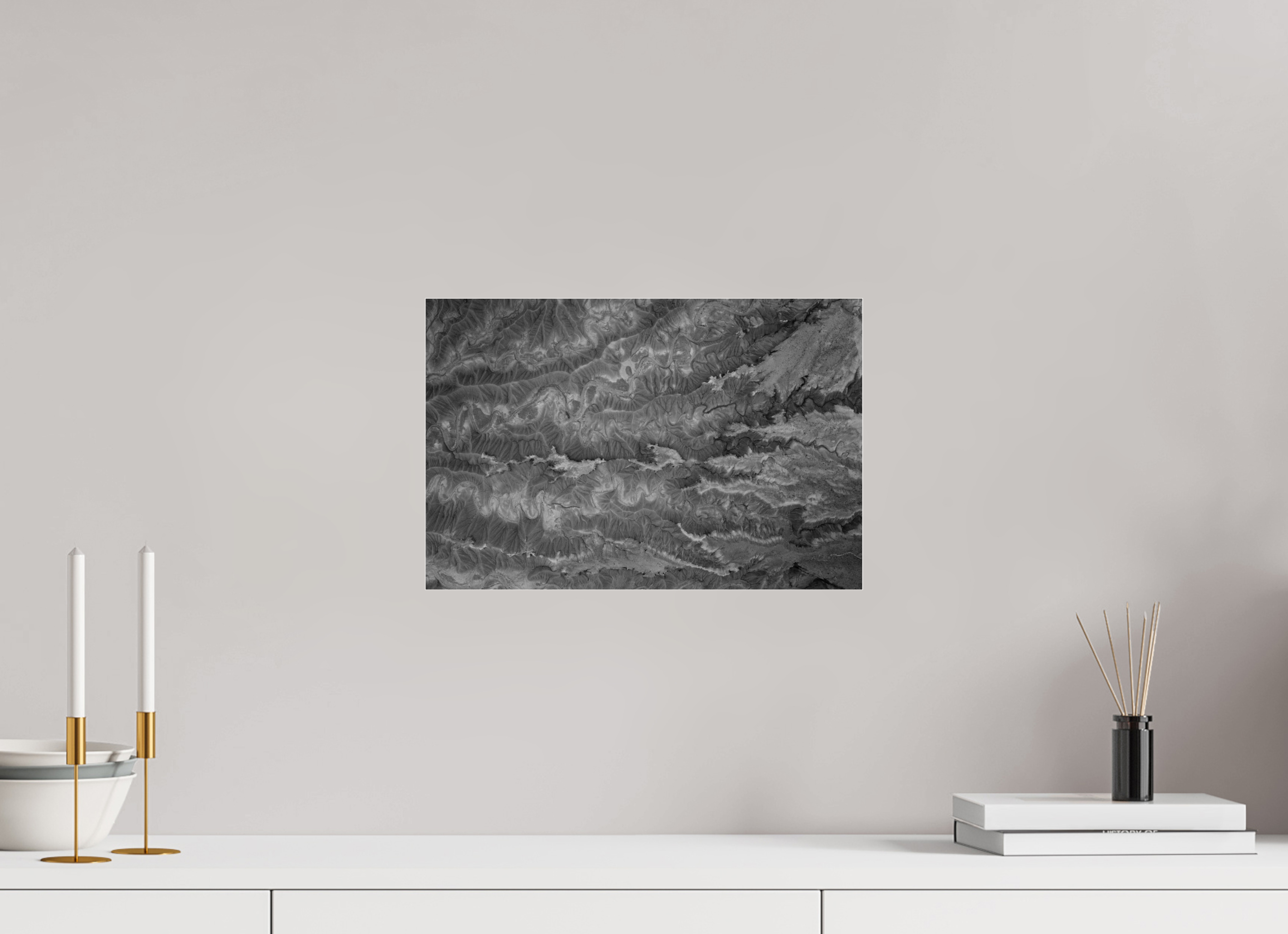 15 x 10″, acrylic ERODED EARTH