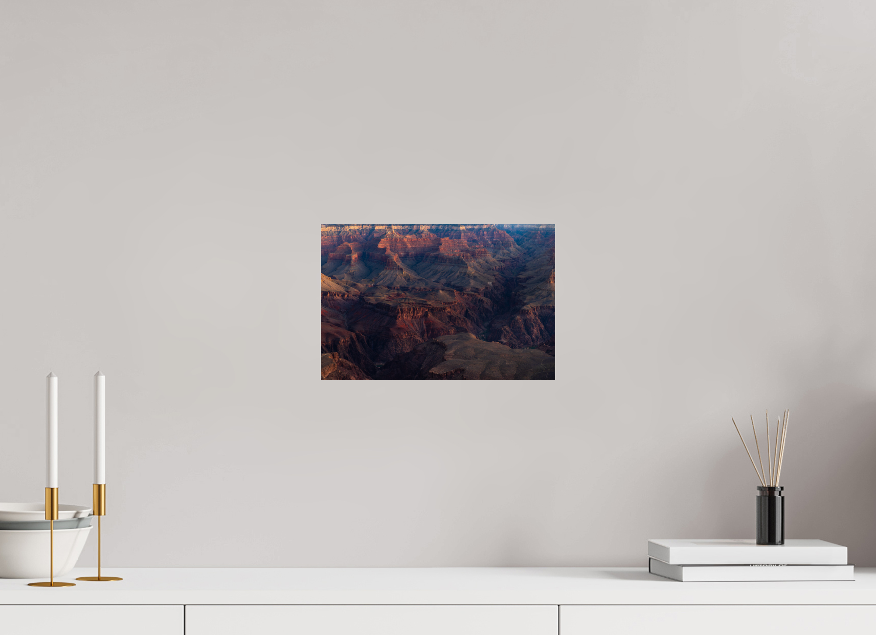 12 x 8″, Fine Art prints Grand Canyon River View – Layered Rock Formations Fine Art Print
