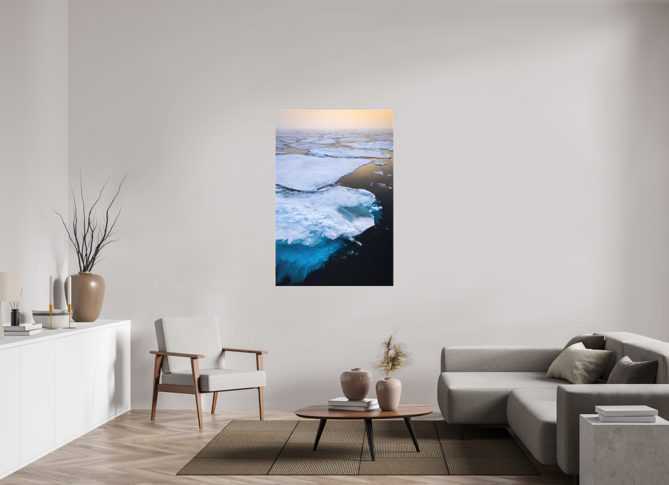 36 x 54″, Canvas ARCTIC DRIFT