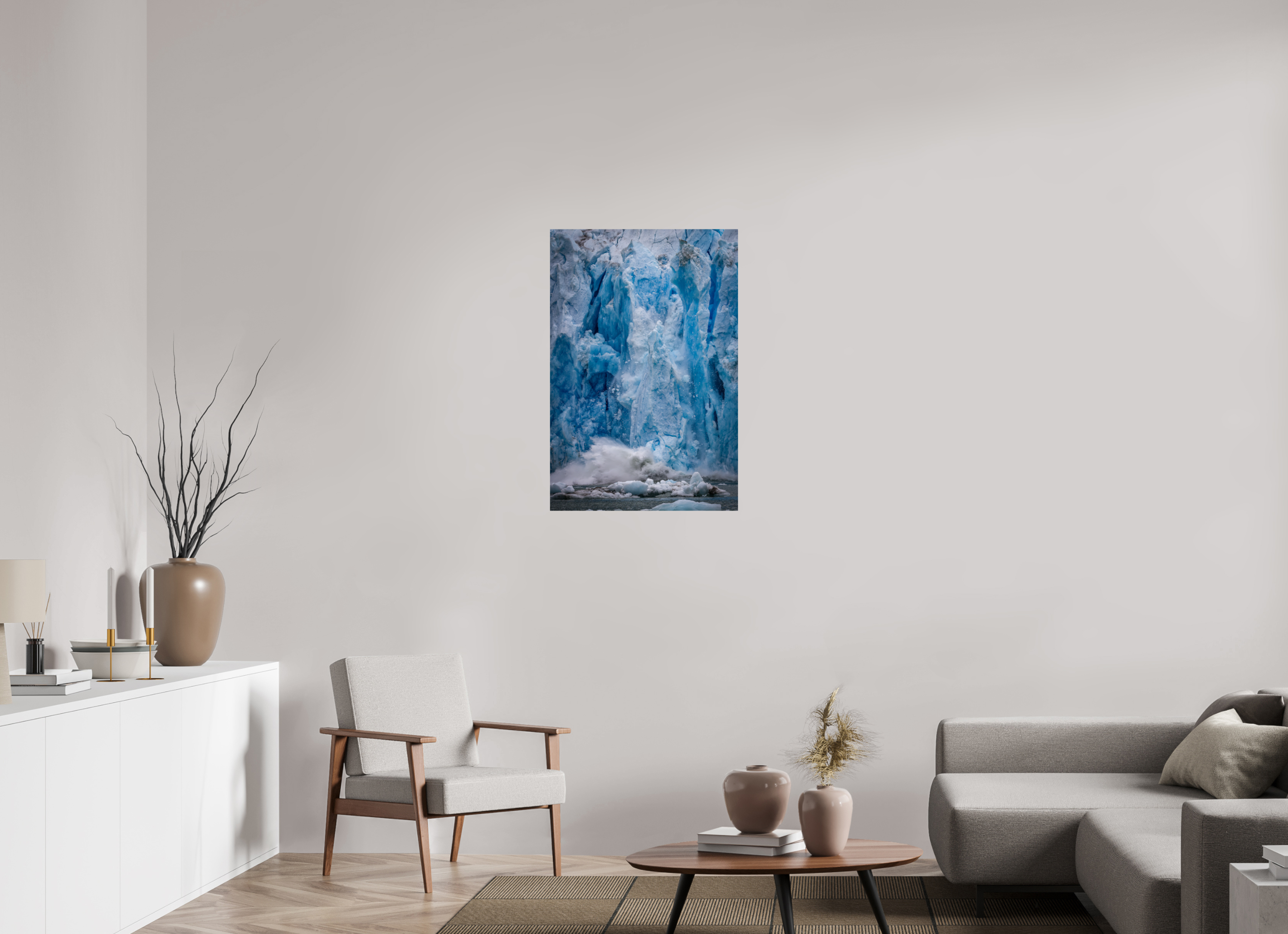 24 x 36″, Fine Art prints BLUE GLACIER