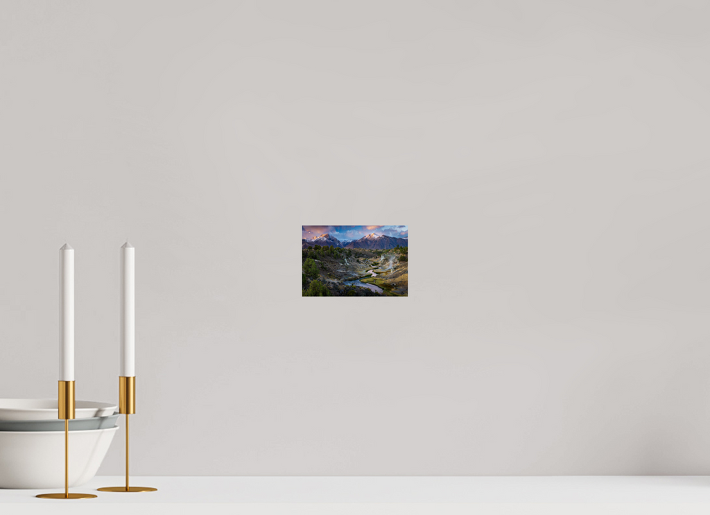 6 x 4″, Fine Art prints Hot Creek Sierra Glow – Eastern Sierra Nevada Fine Art Photography Print