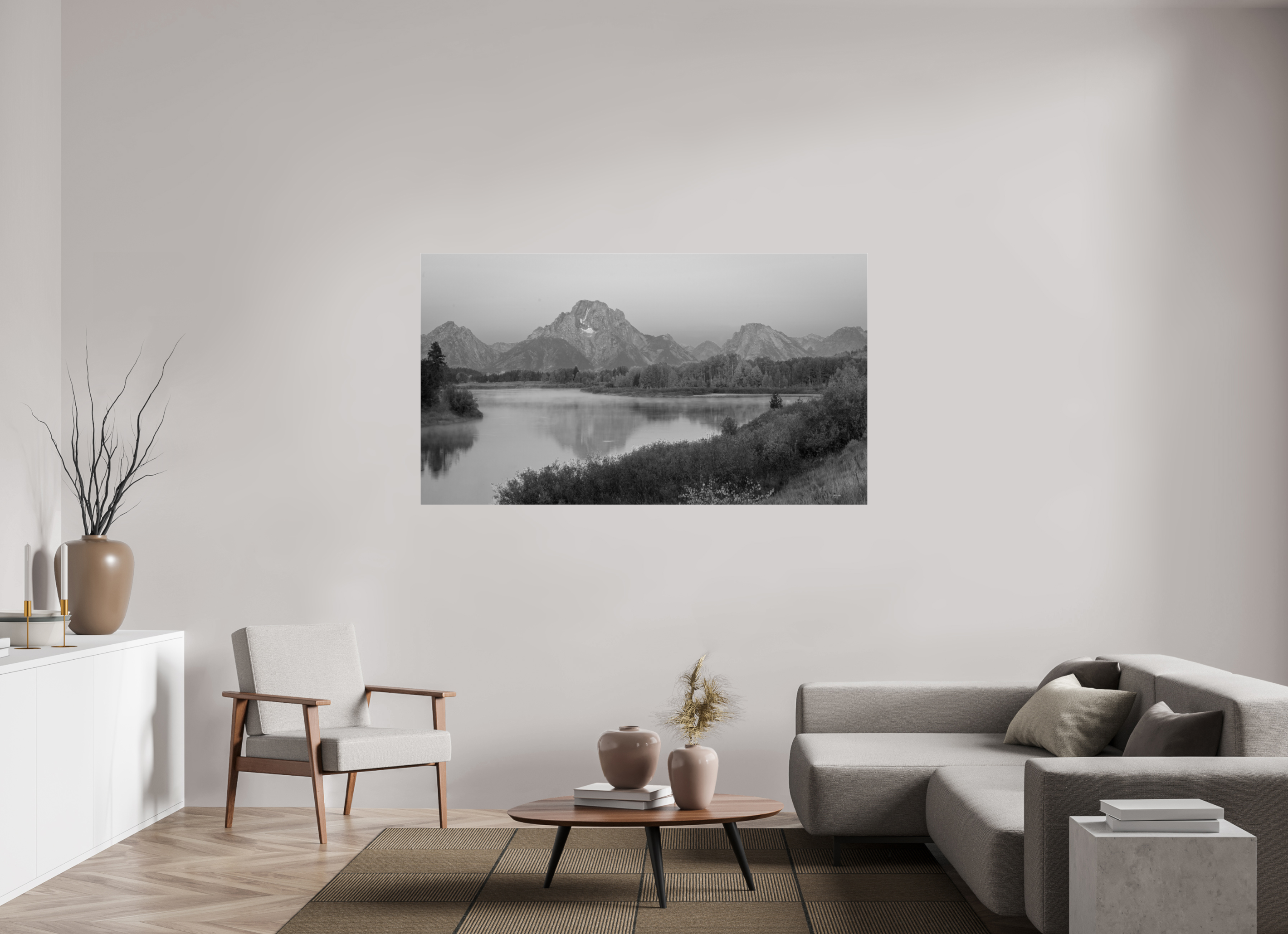 70 x 39.4″, acrylic TETON REFLECTION