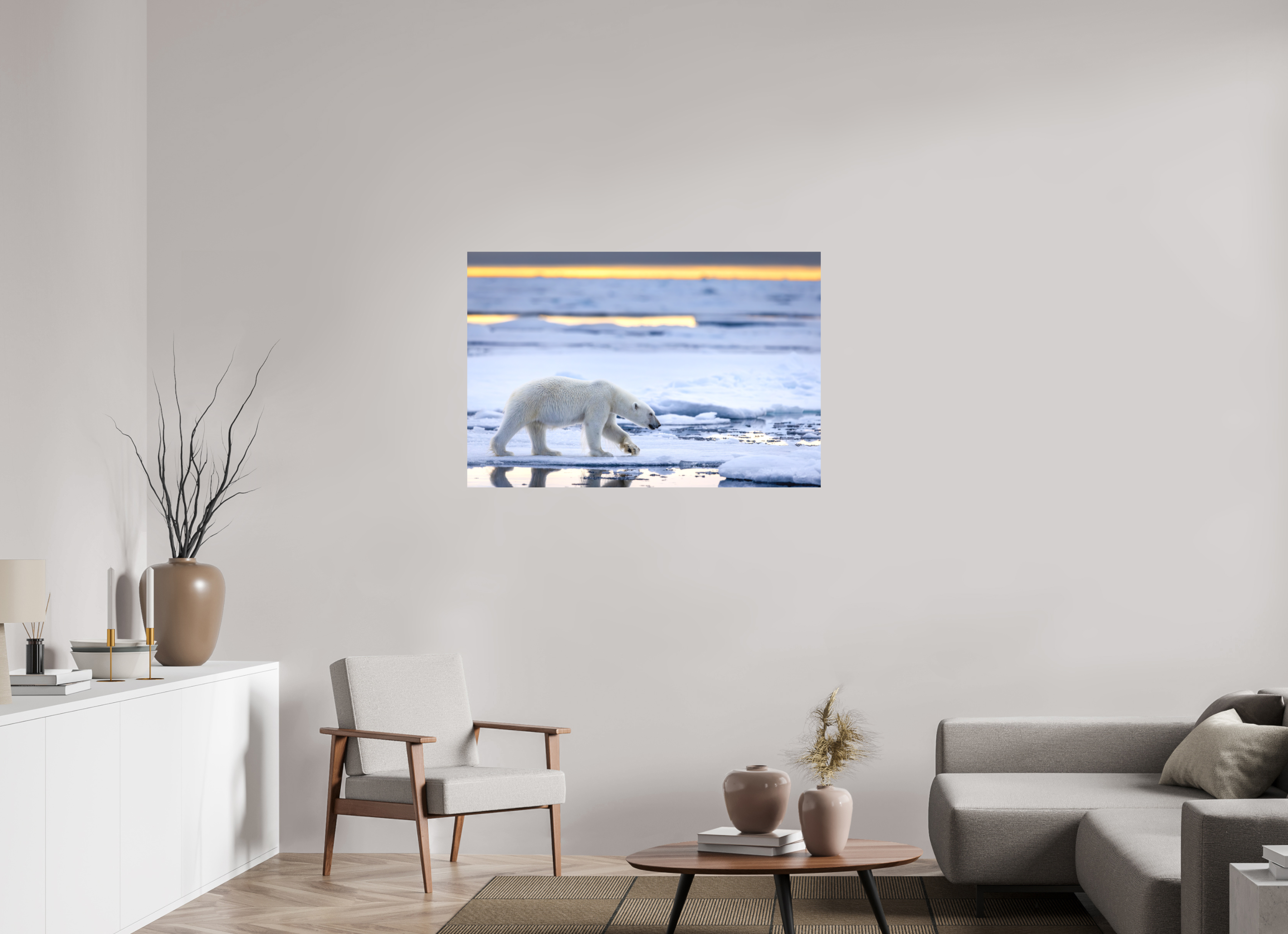 45 x 30″, Metal FIRST ICE