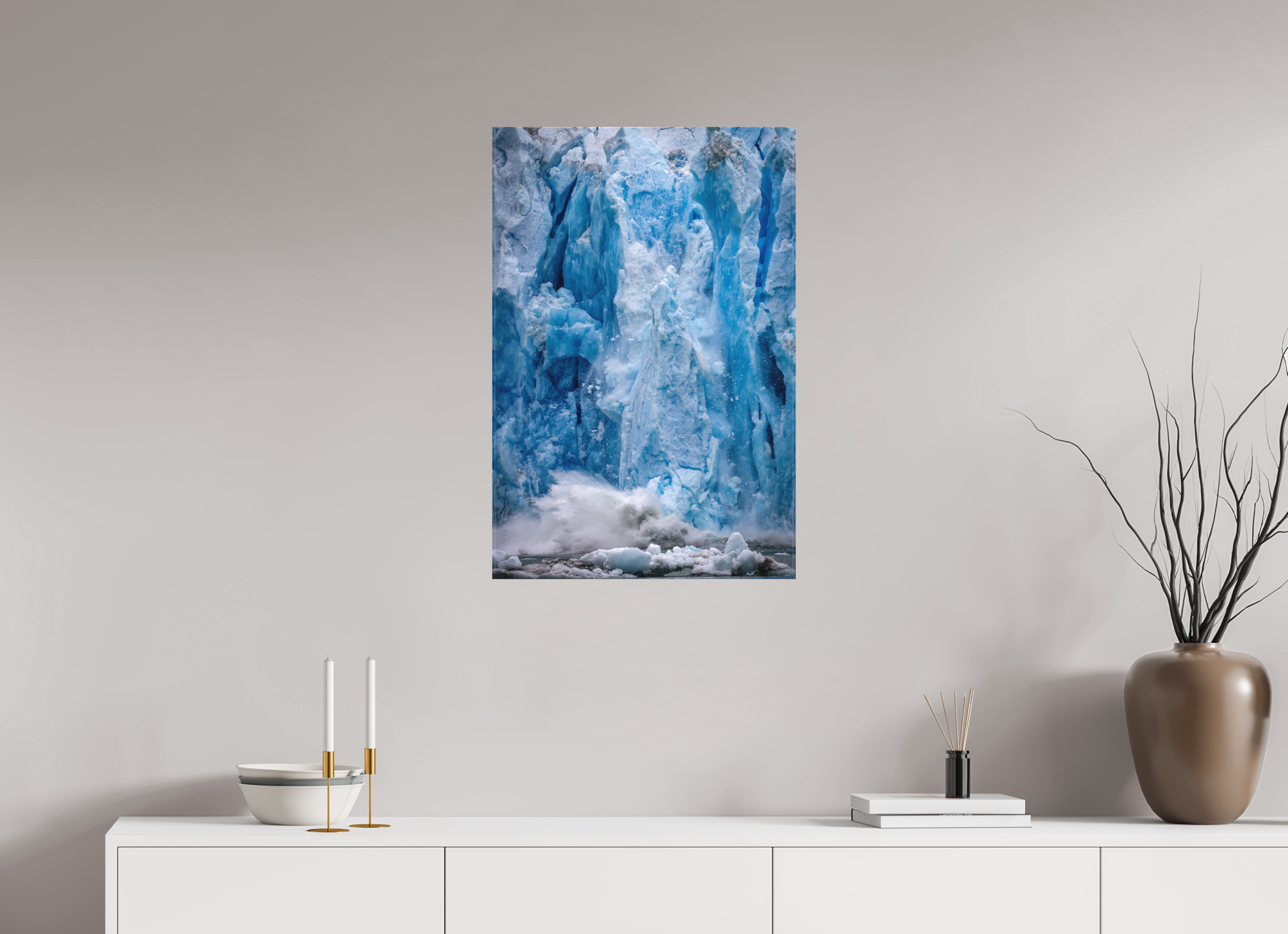 20 x 30″, Canvas BLUE GLACIER