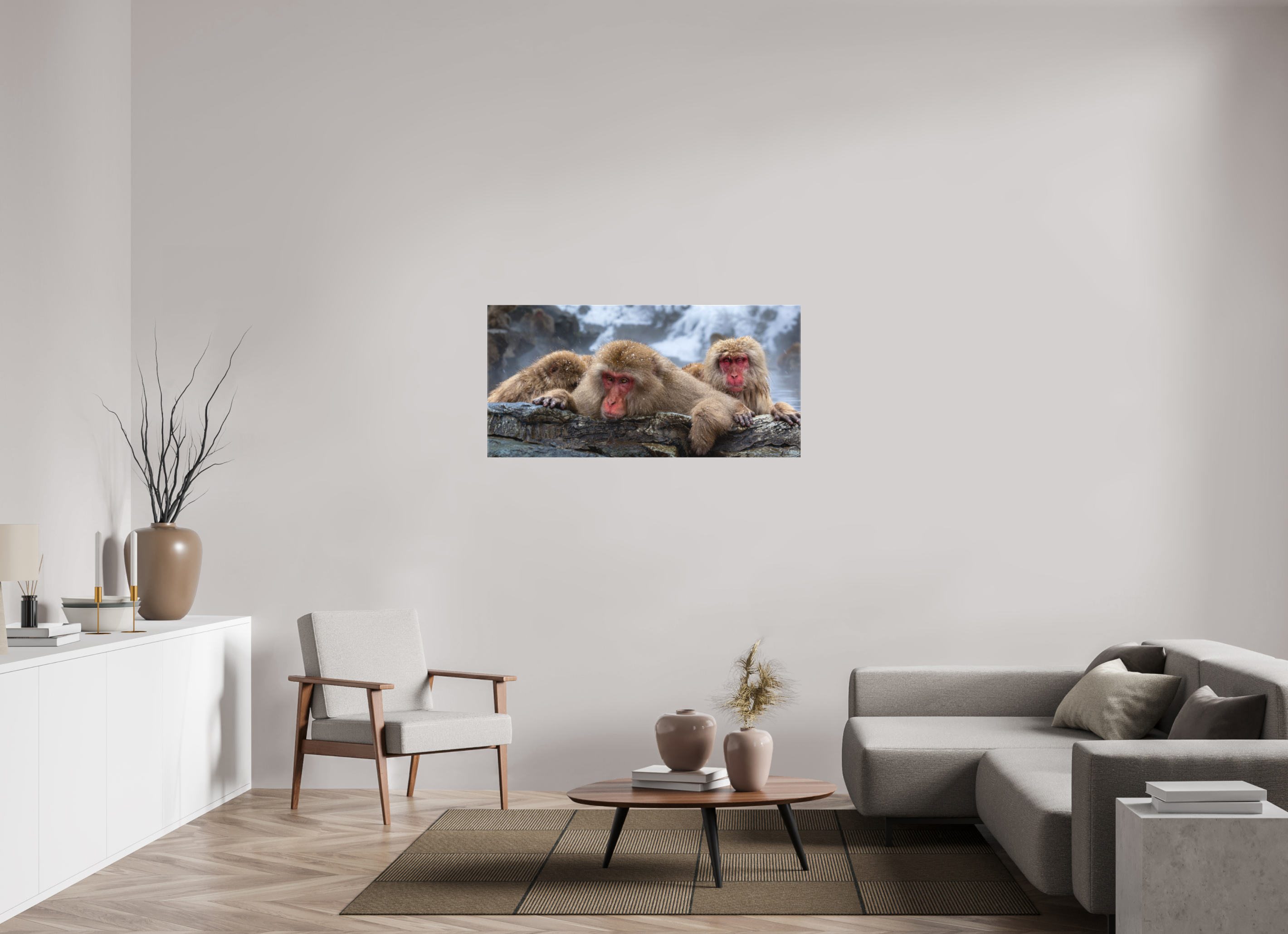 49.8 x 24″, Canvas The Huddle