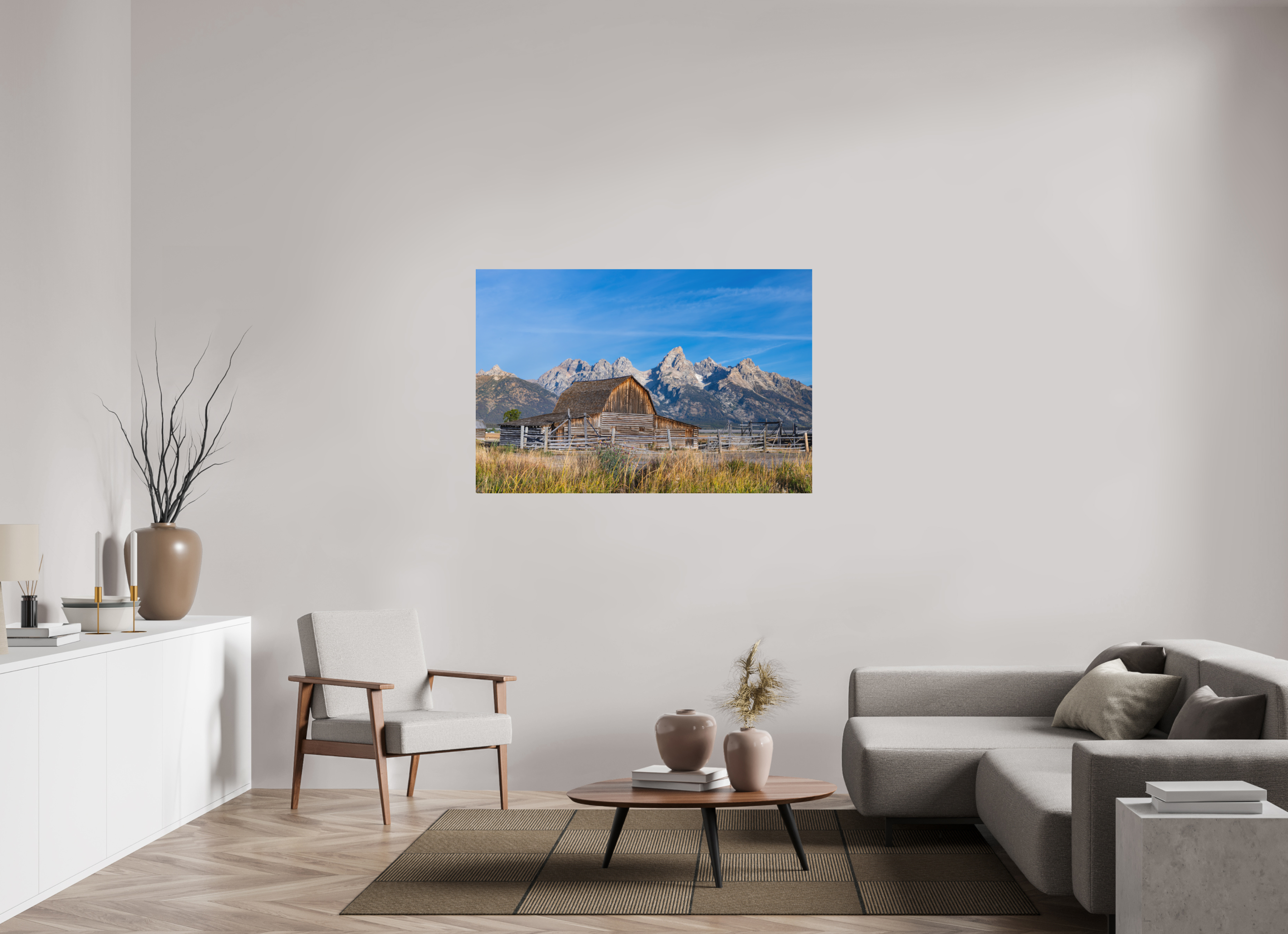 54 x 36″, Metal MORMON ROW