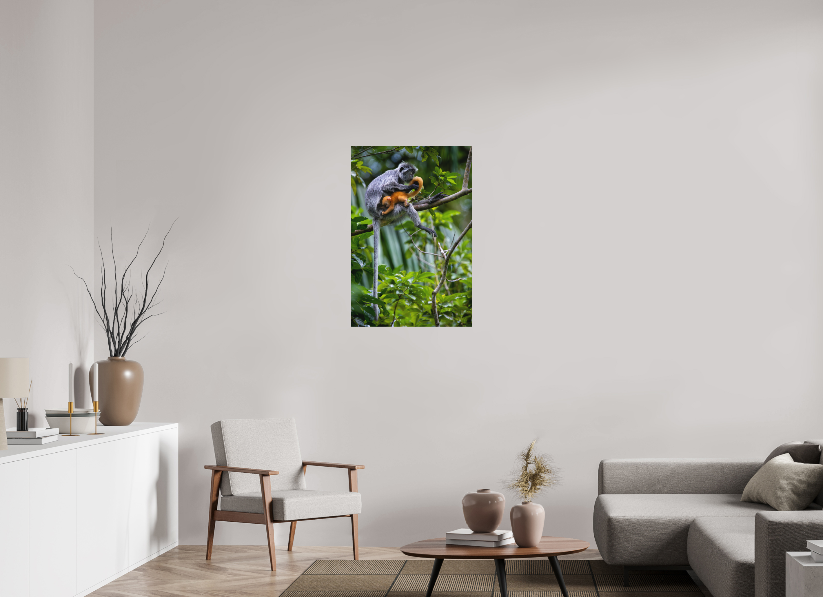24 x 36″, Metal treetop watch