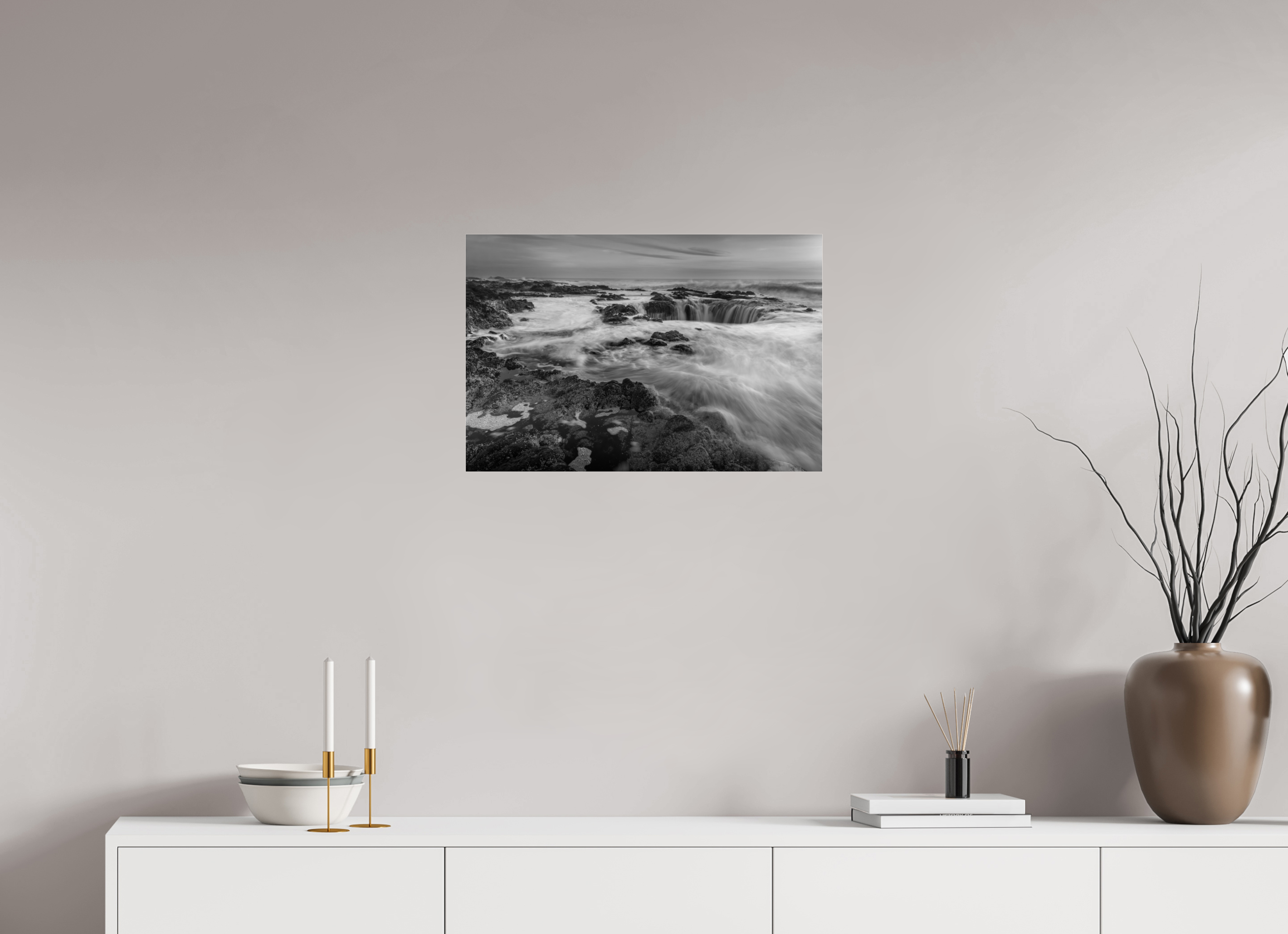 24 x 16″, acrylic Thor's Well