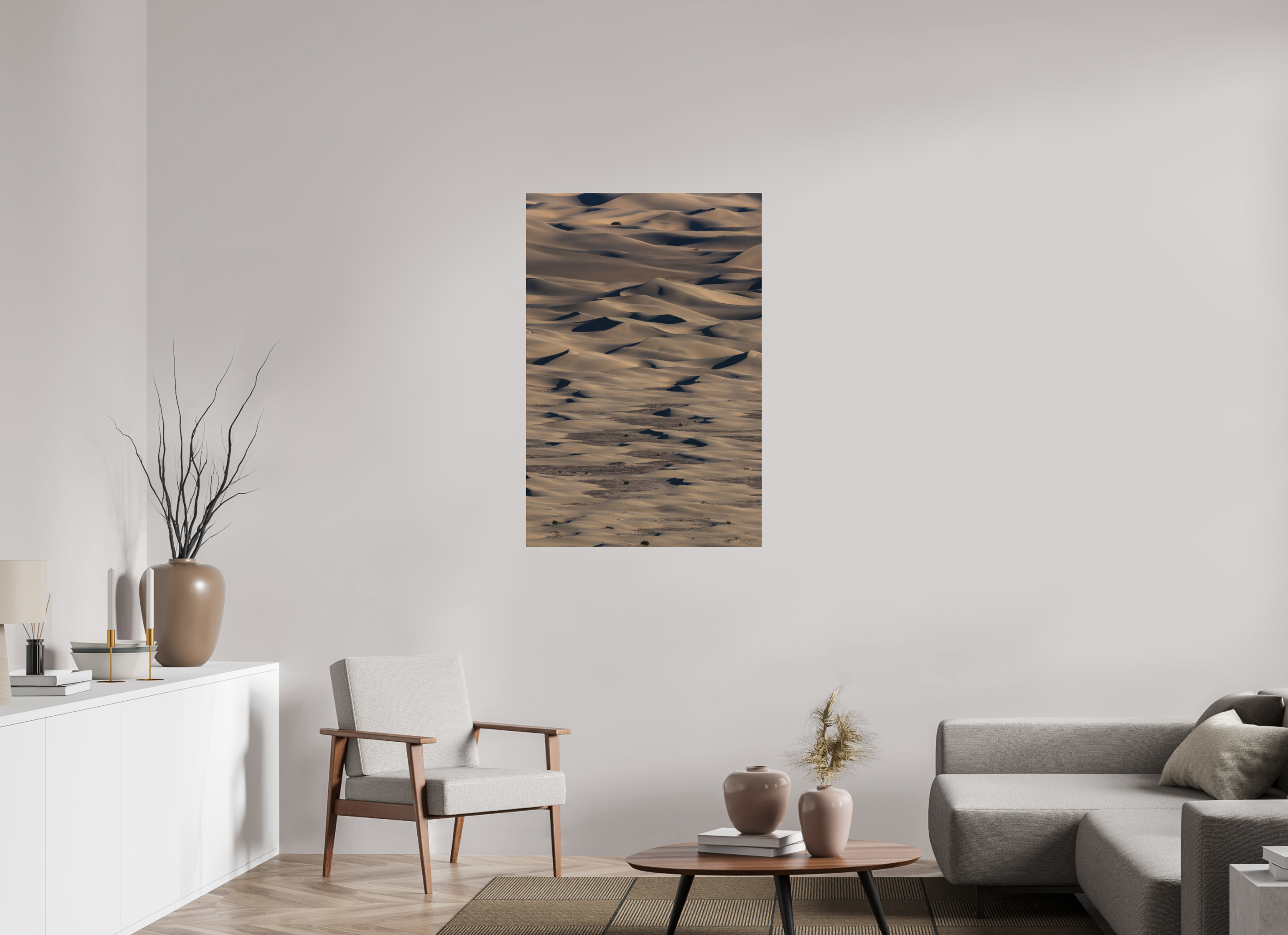30 x 45″, Metal DUNES AT DUSK