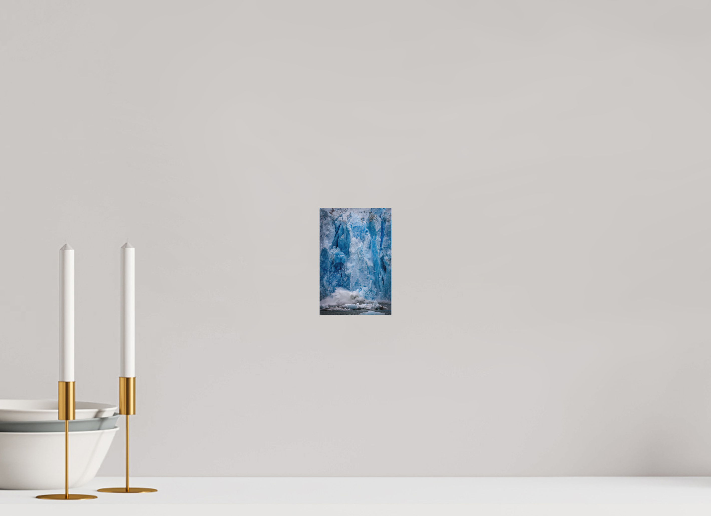 4 x 6″, Metal BLUE GLACIER