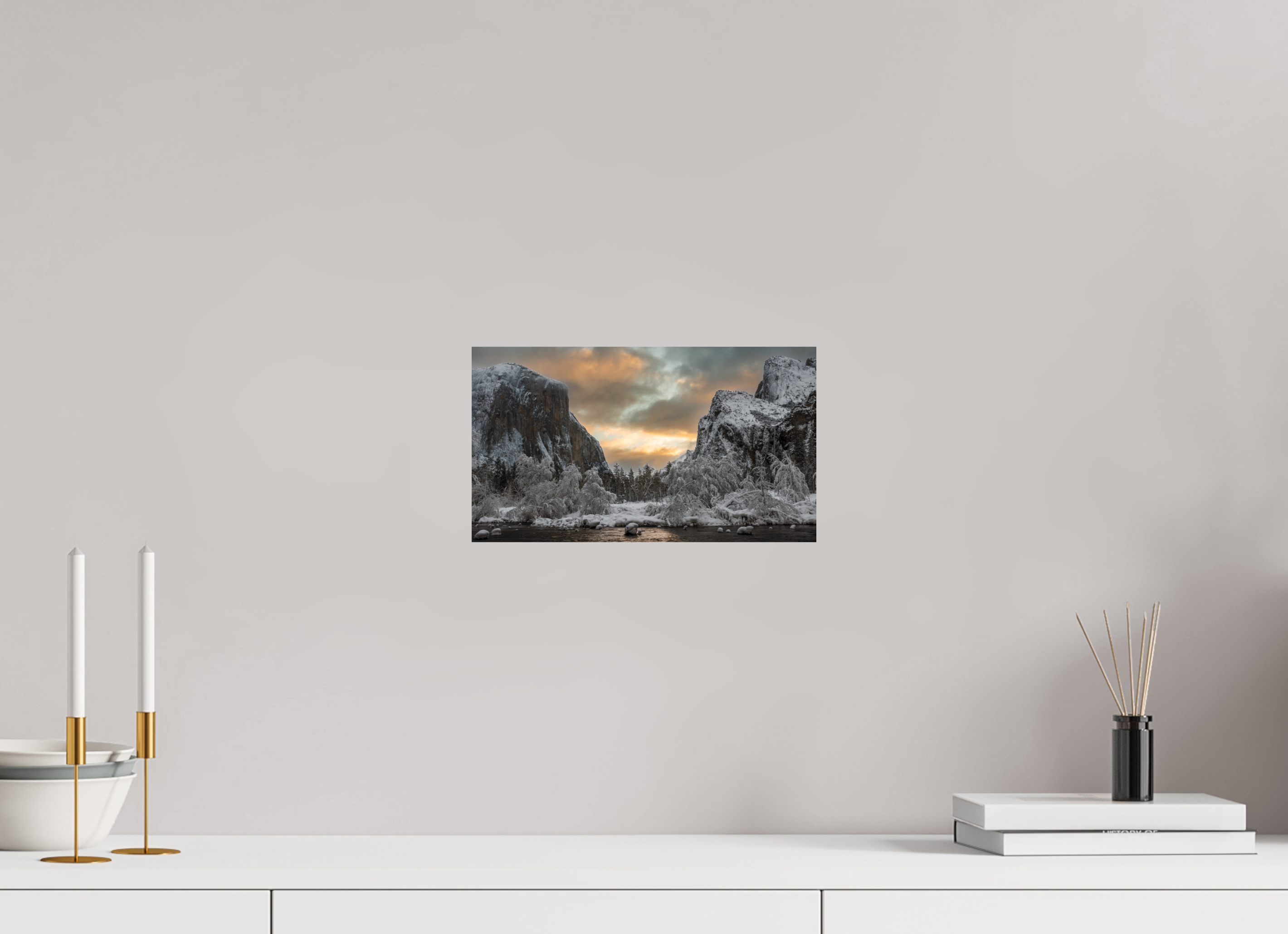 12 x 6.8″, Fine Art prints Tunnel View After the Storm