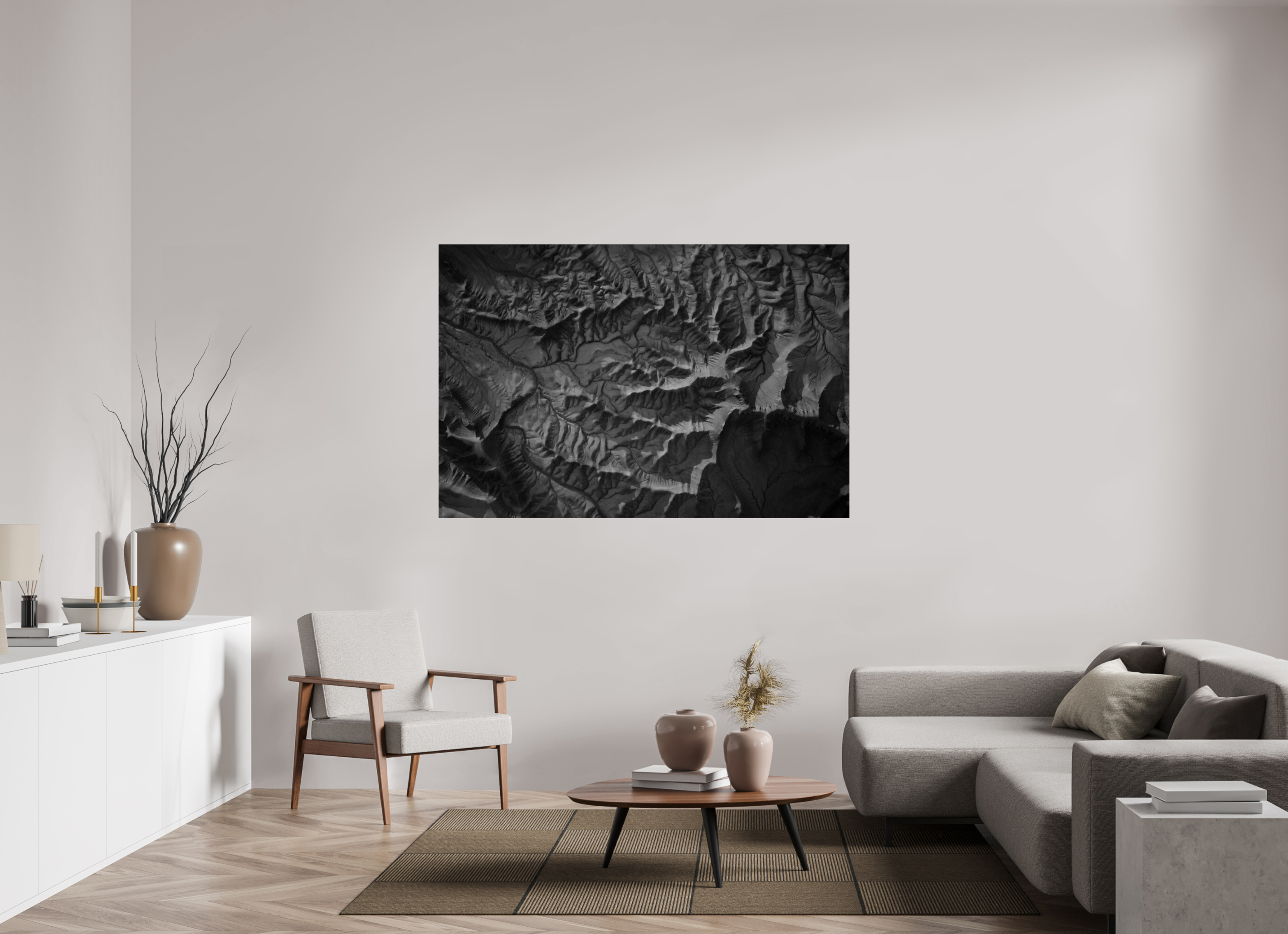 66 x 44″, acrylic LIGHT & SHADOW