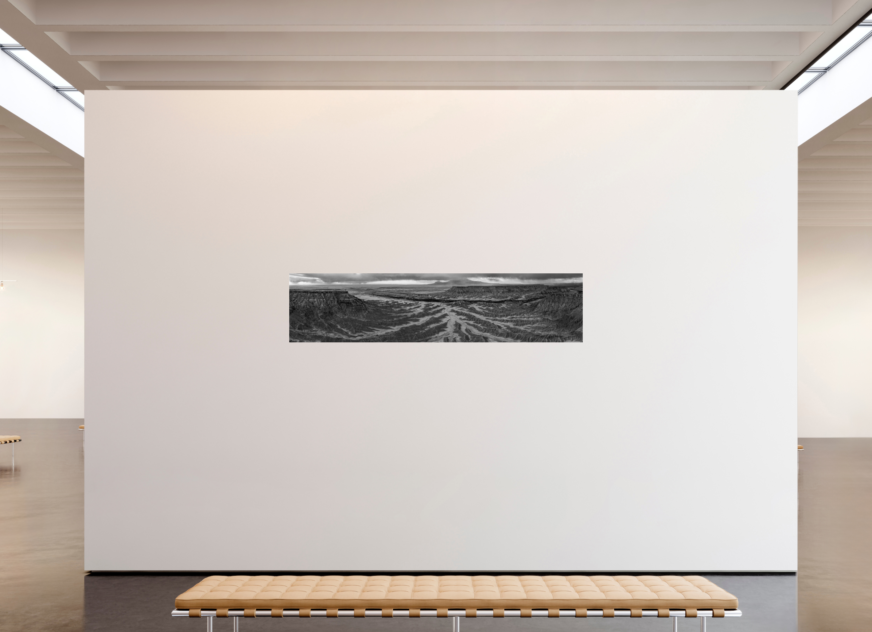 85 x 20″, acrylic AERIAL BADLANDS