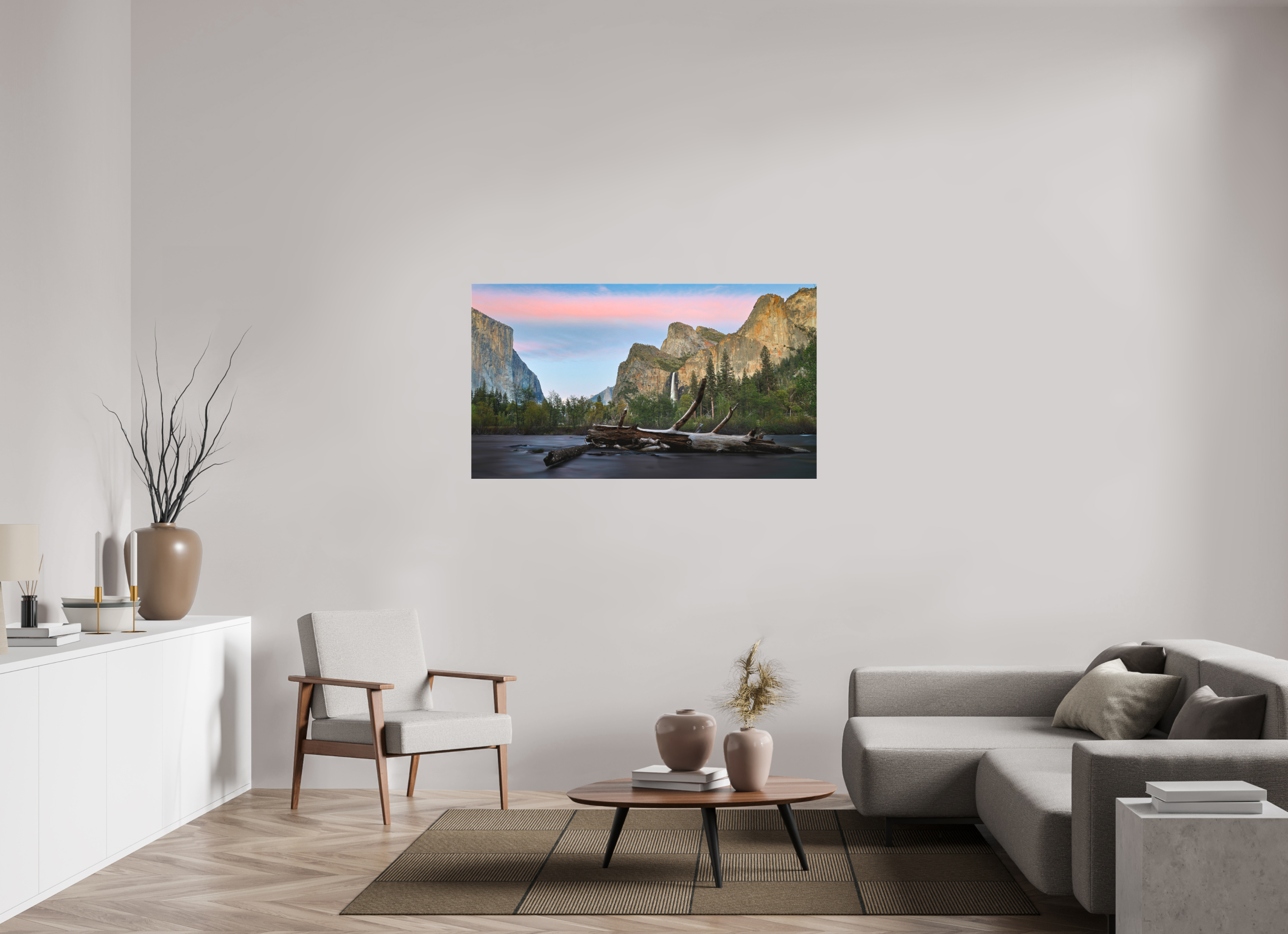 55 x 30.9″, Canvas Spring In the Valley