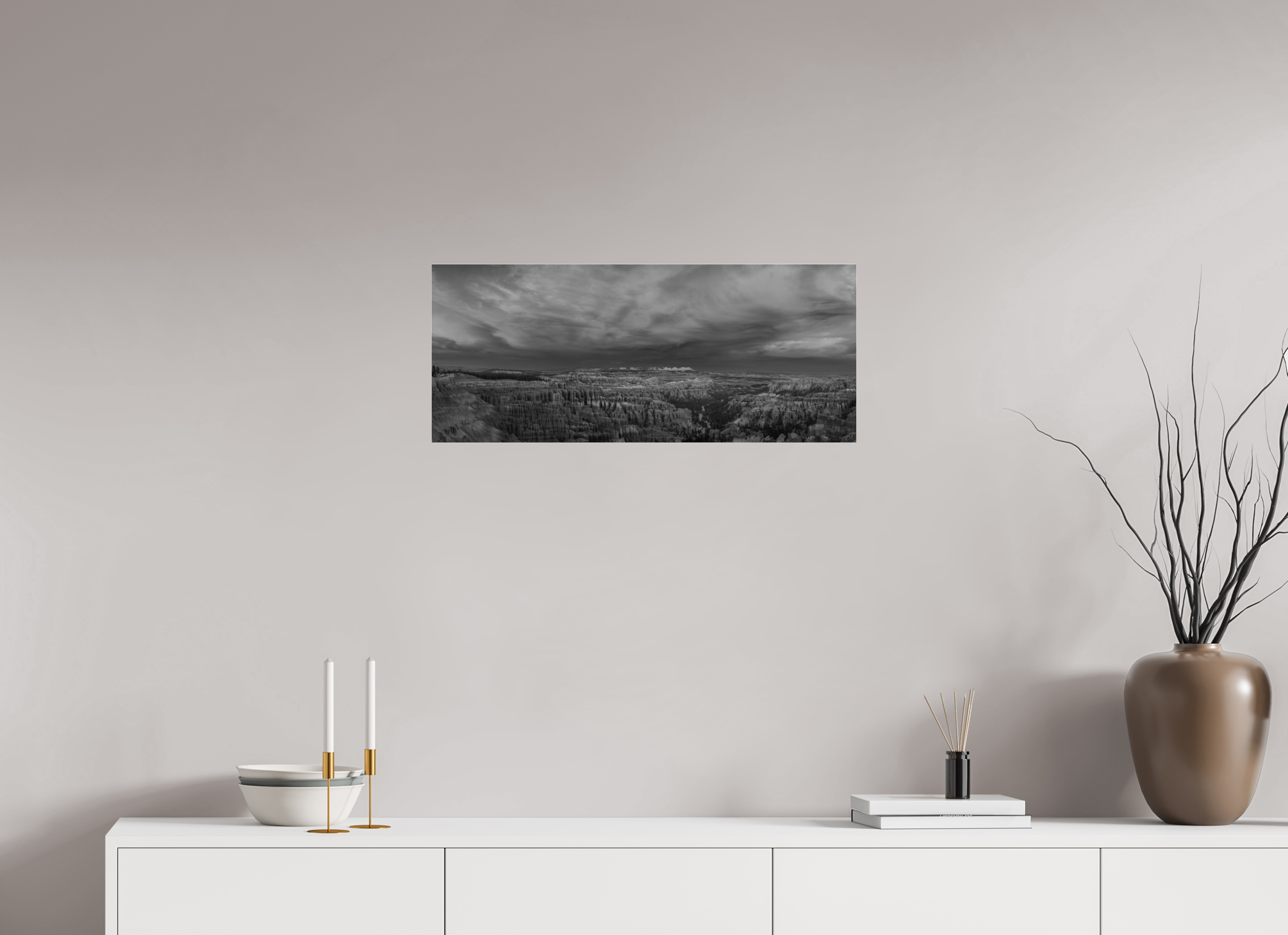 28.6 x 12″, acrylic BRYCE PANORAMA