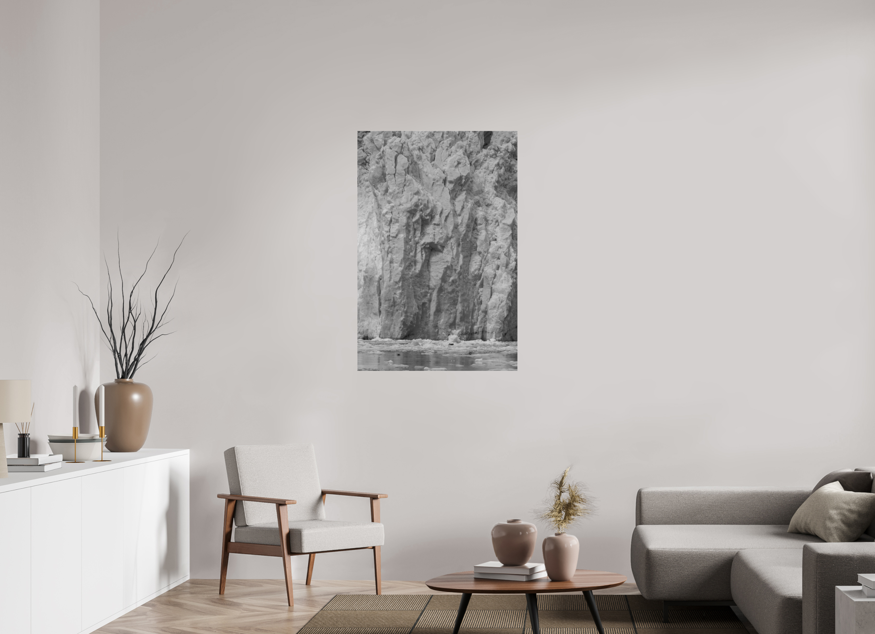 30 x 45″, acrylic Ancient Ice