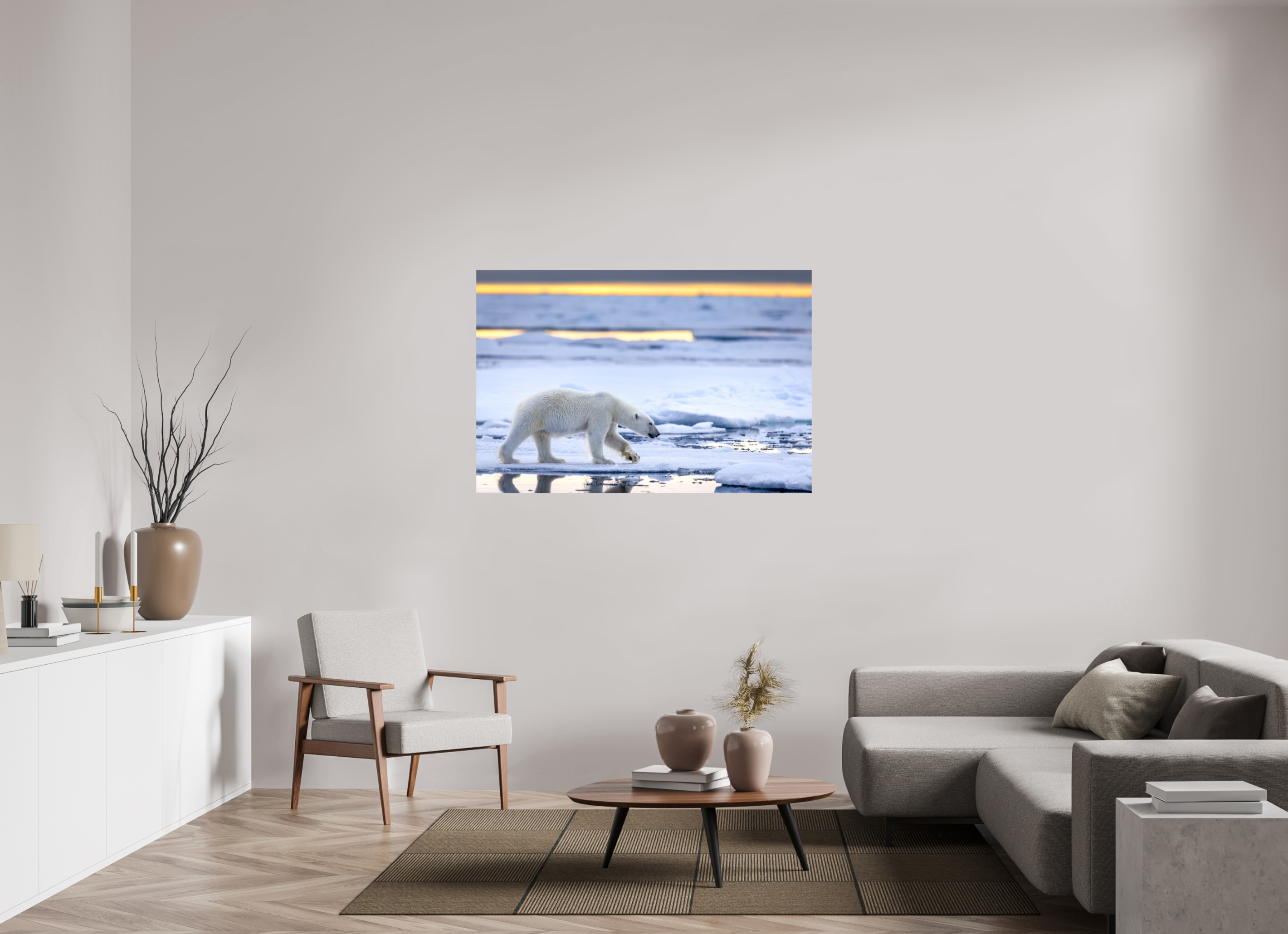 54 x 36″, Fine Art prints FIRST ICE