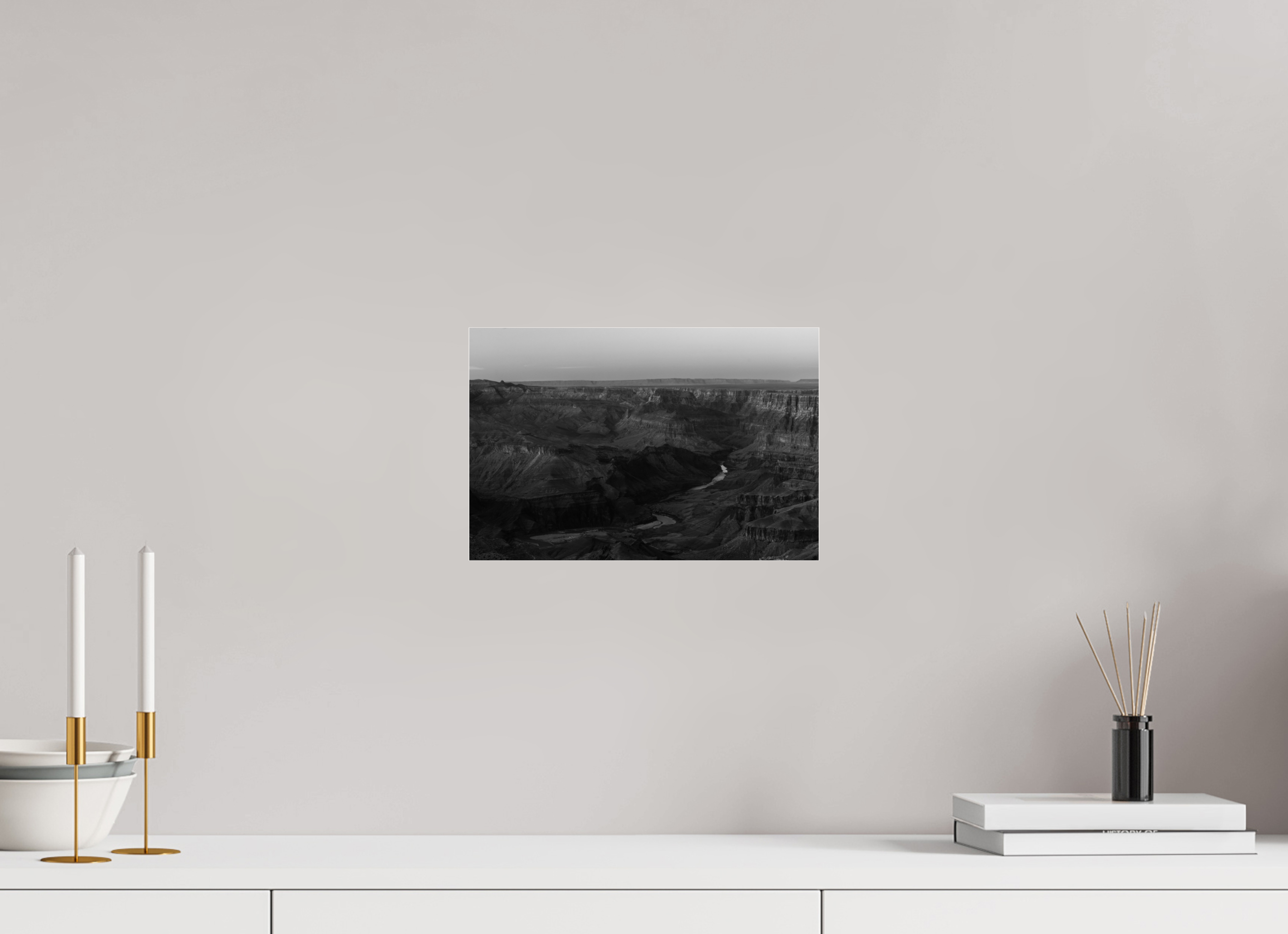 12 x 8″, acrylic Grand Canyon River View – Layered Rock Formations Fine Art Print