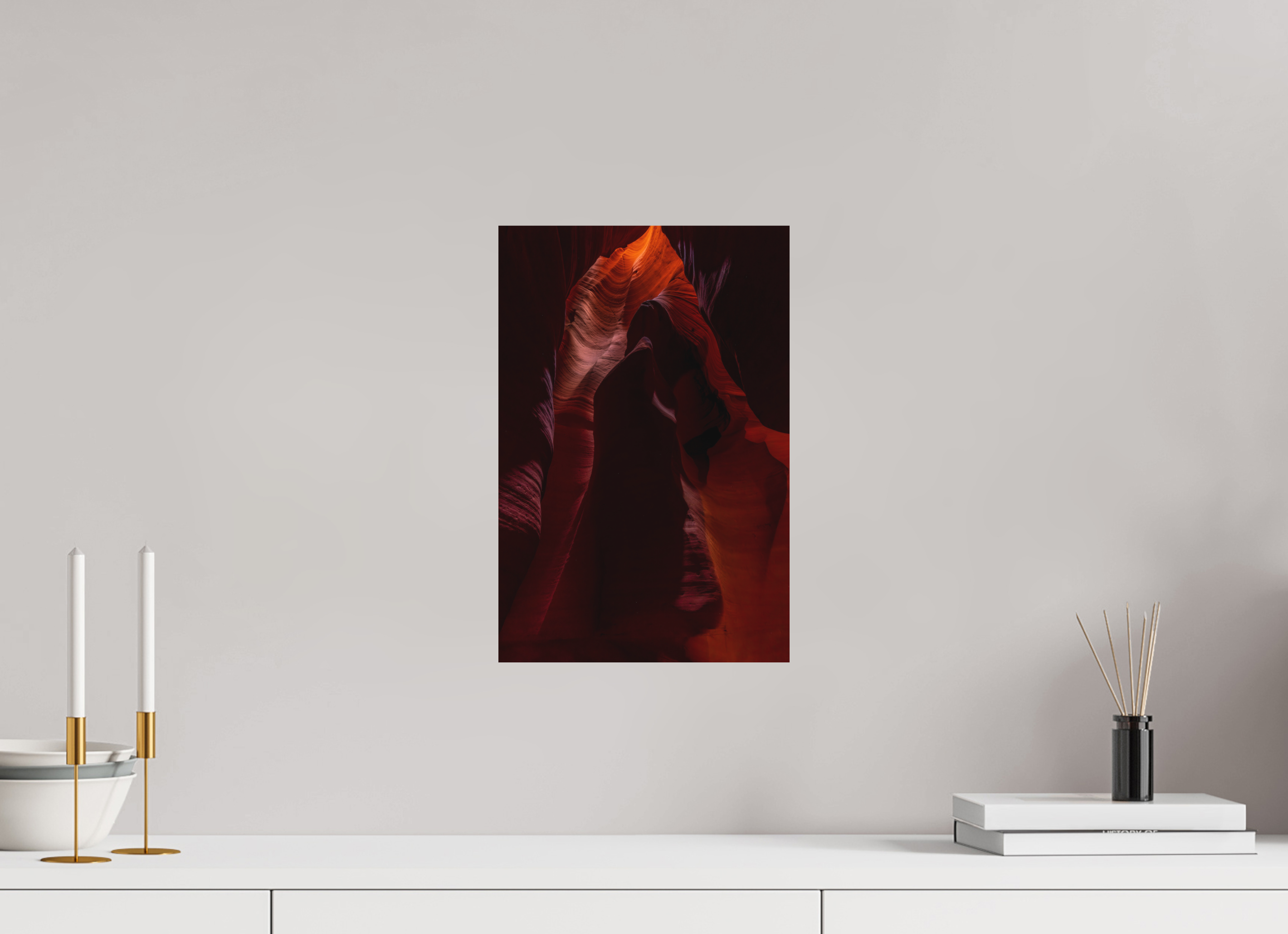 10 x 15″, Metal Slot Canyon Glow – Antelope Canyon Fine Art Photography Print