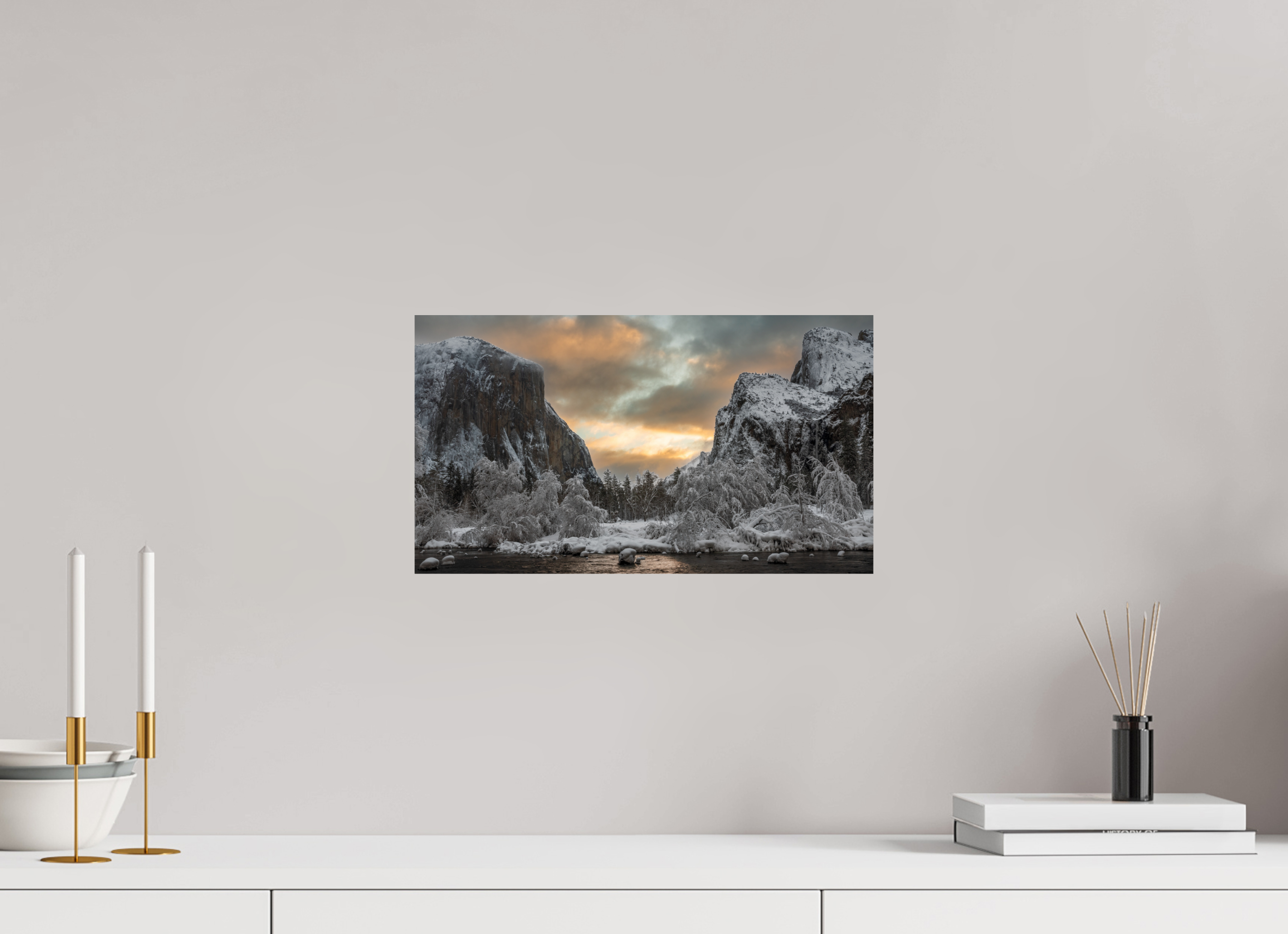 16 x 9″, Fine Art prints Tunnel View After the Storm
